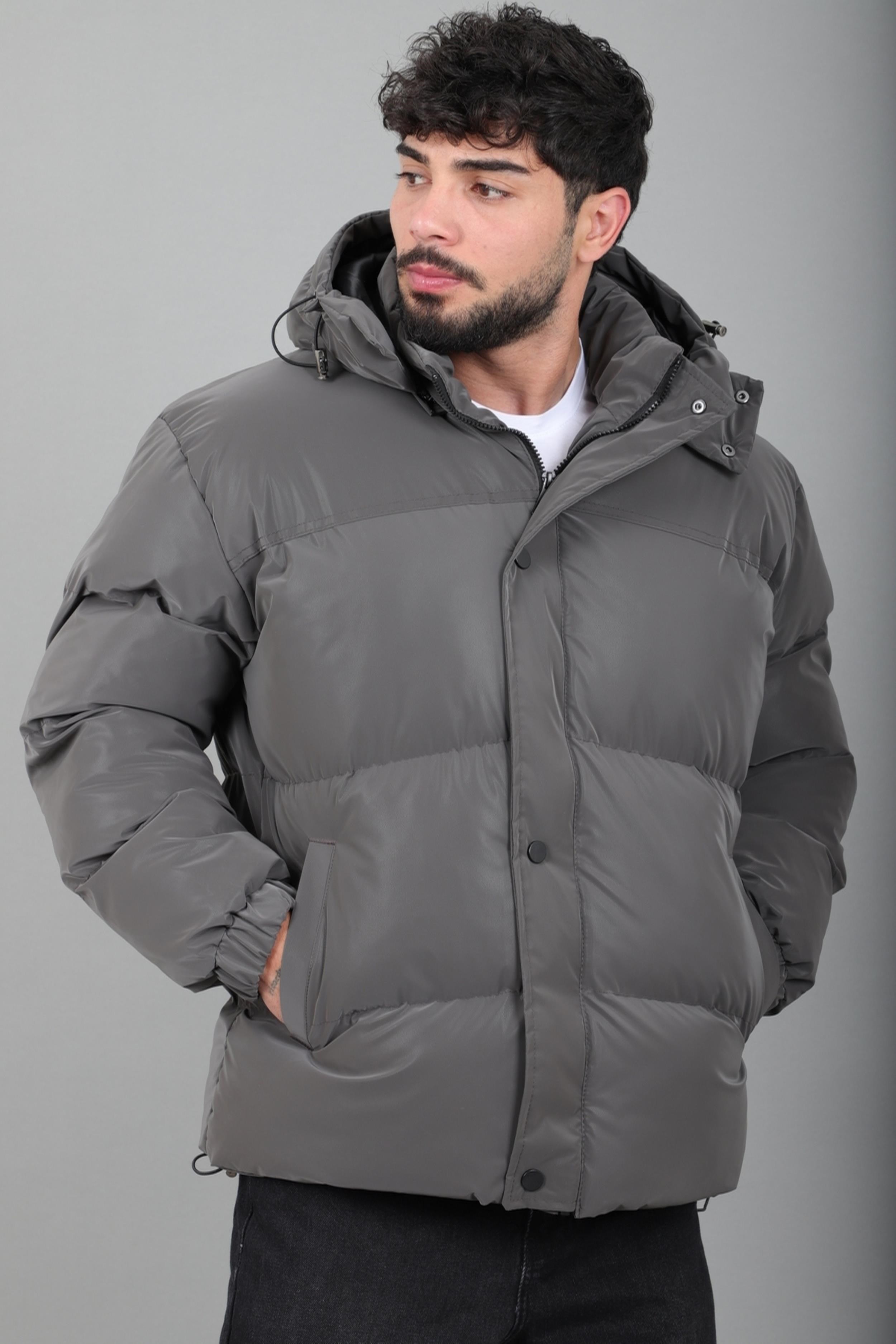 Oversize Nova Karbon Şişme Mont Kaban PLDP 3029_50512