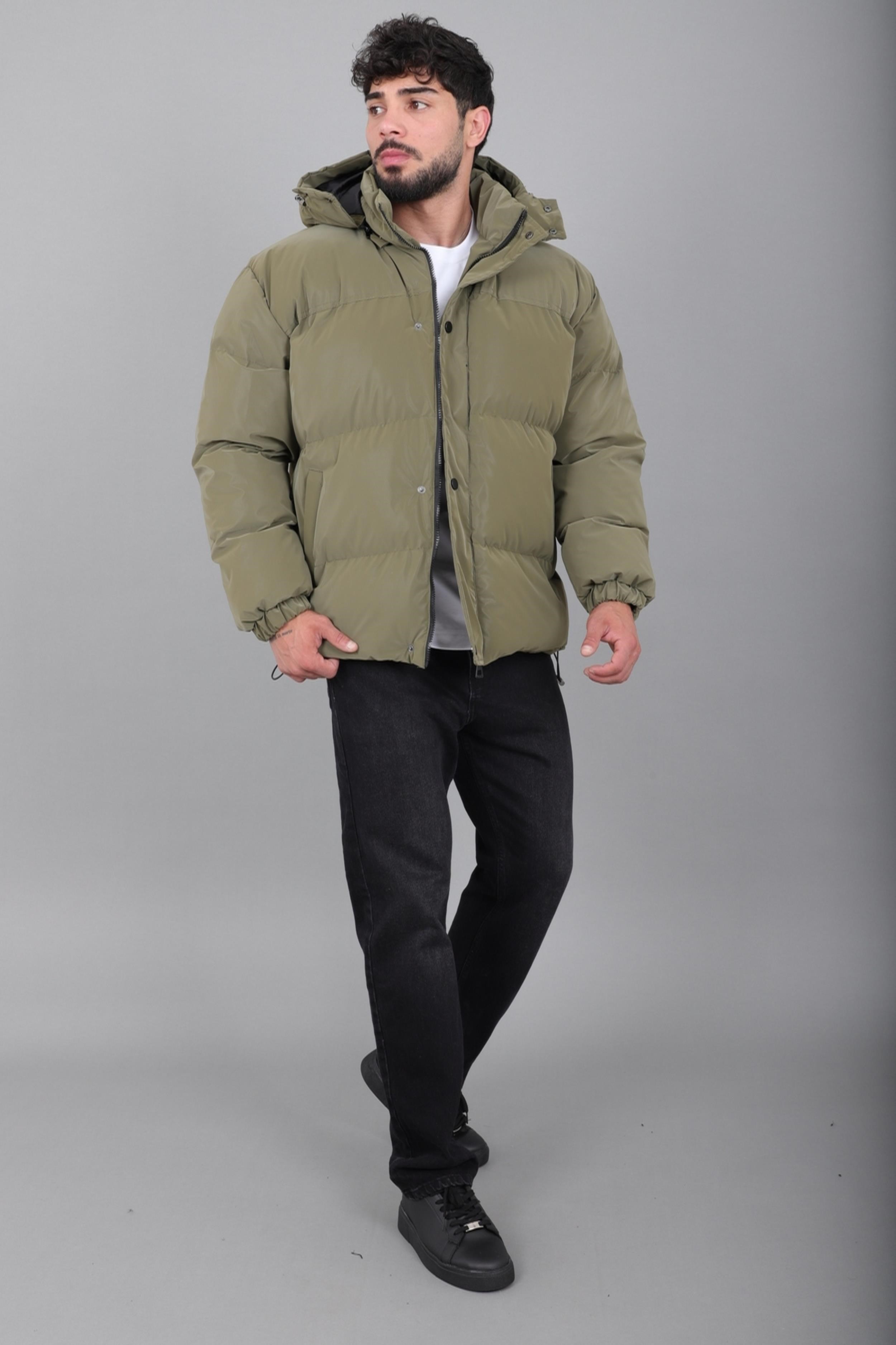 Oversize Nova Karbon Şişme Mont Kaban PLDP 3029_50512