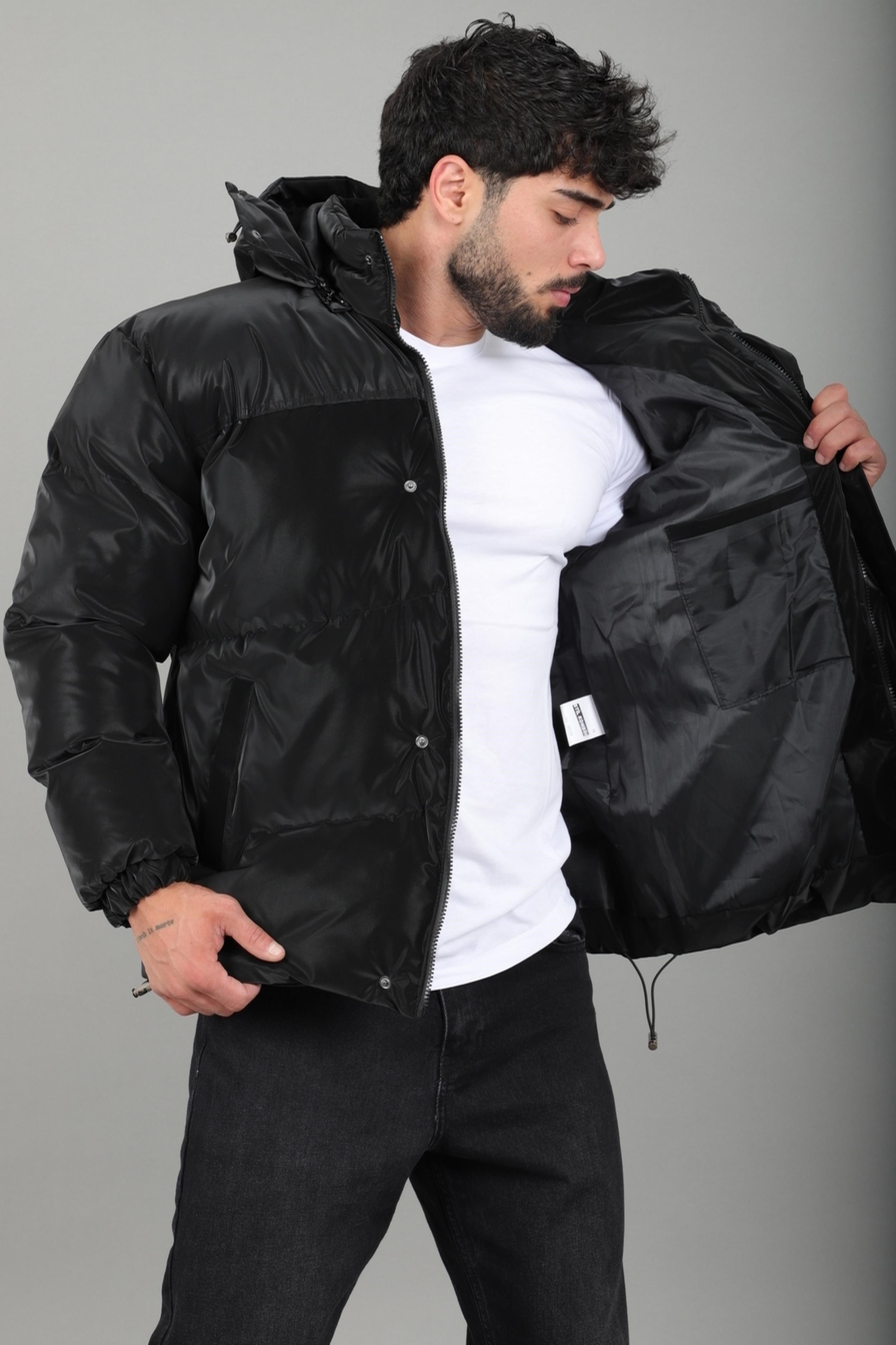Oversize Nova Karbon Şişme Mont Kaban PLDP 3029_50512