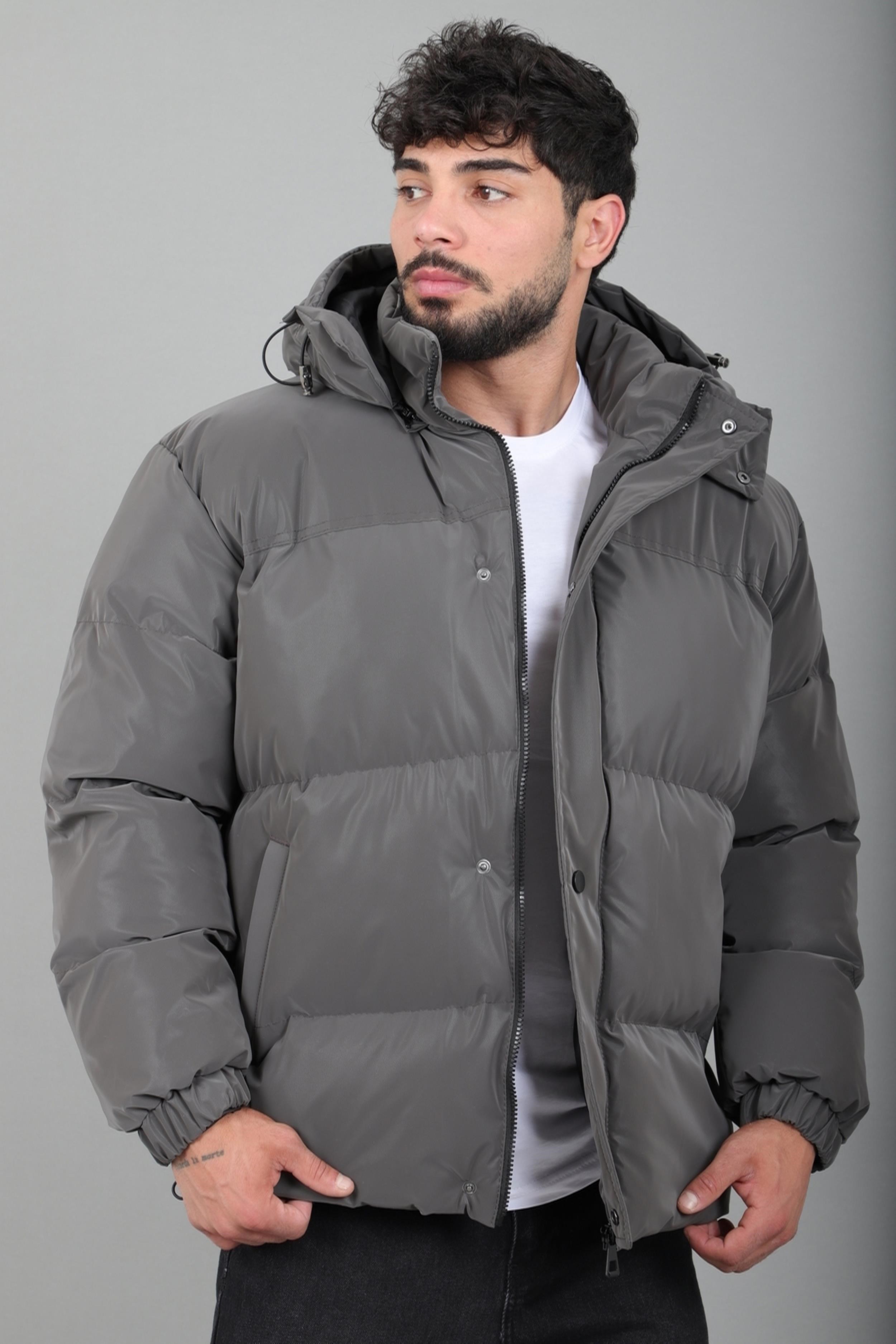 Oversize Nova Karbon Şişme Mont Kaban PLDP 3029_50512