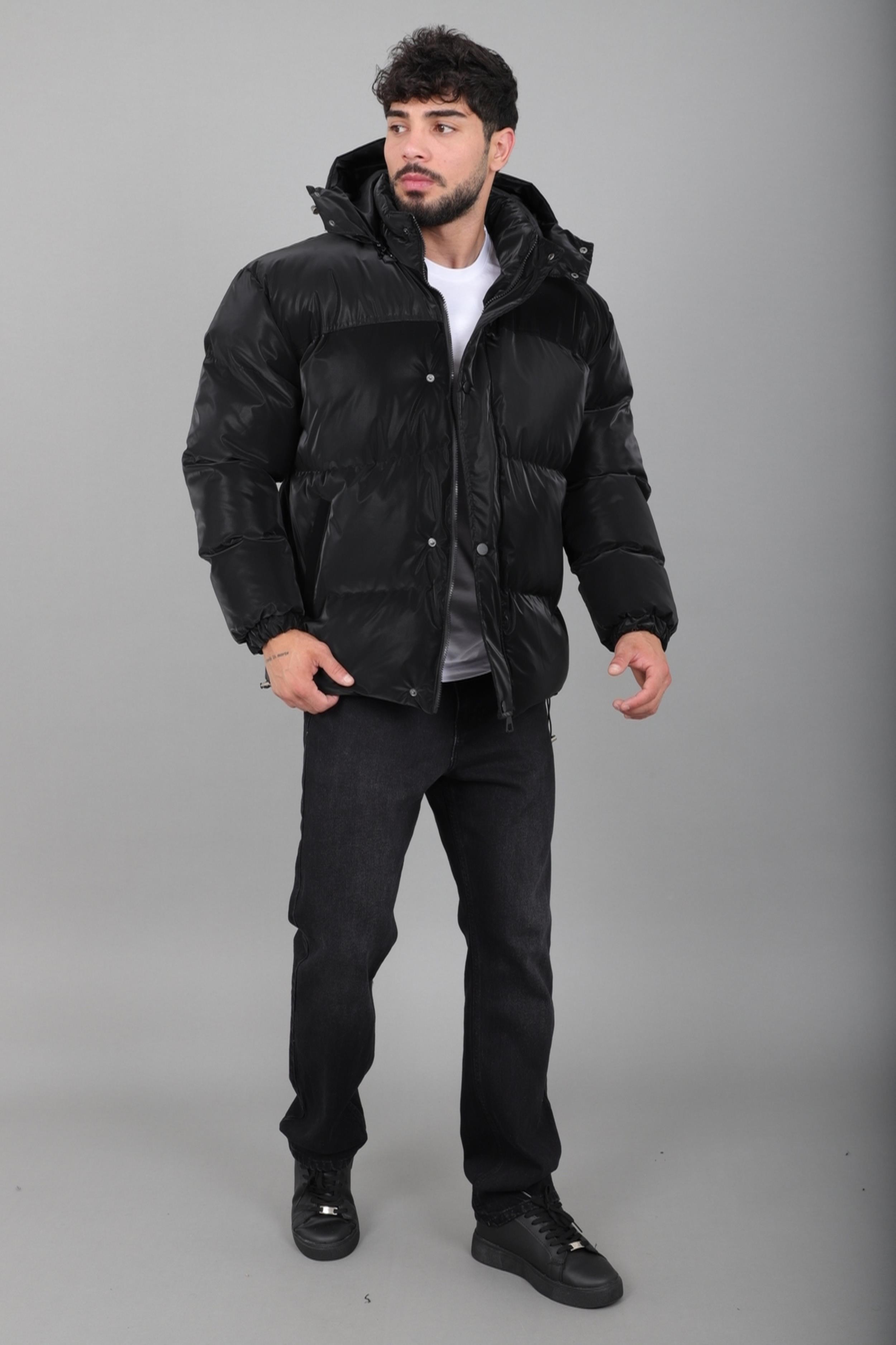 Oversize Nova Karbon Şişme Mont Kaban PLDP 3029_50512