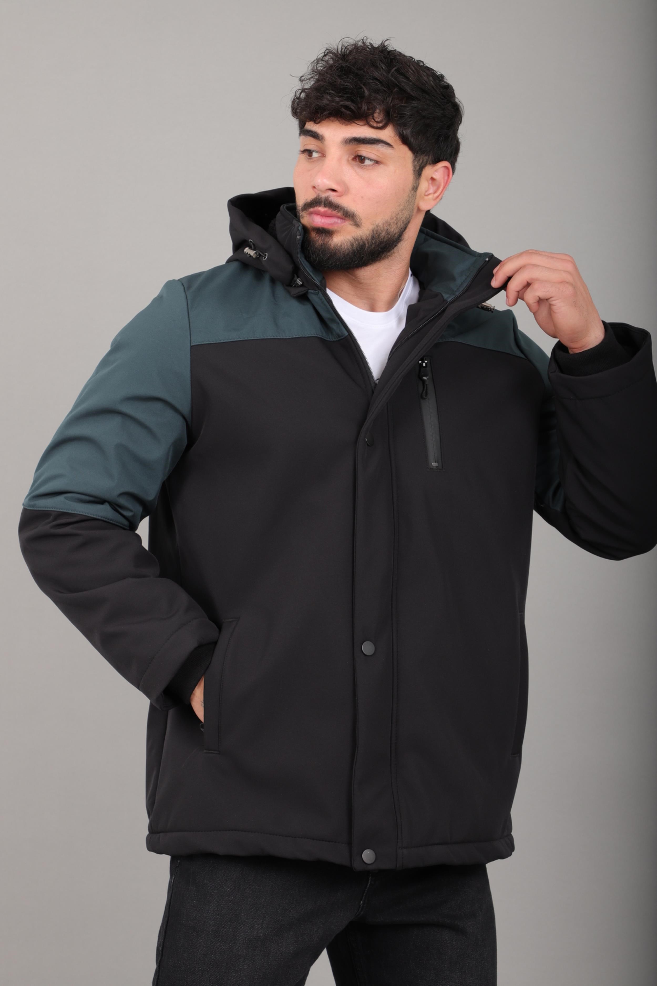 Parçalı Outdoor Softshell Kışlık Mont PLDP 3038_50513