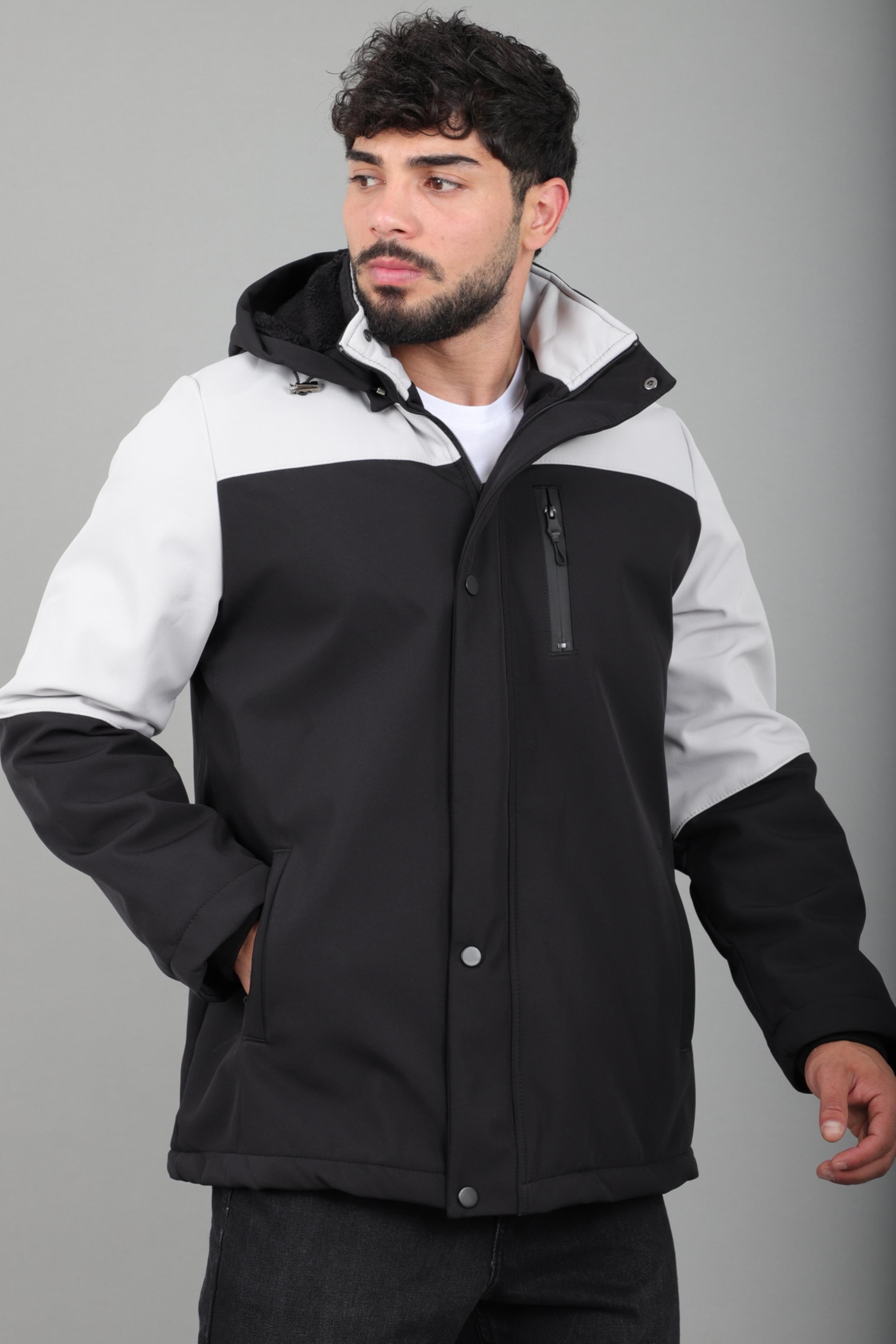 Parçalı Outdoor Softshell Kışlık Mont PLDP 3038_50513