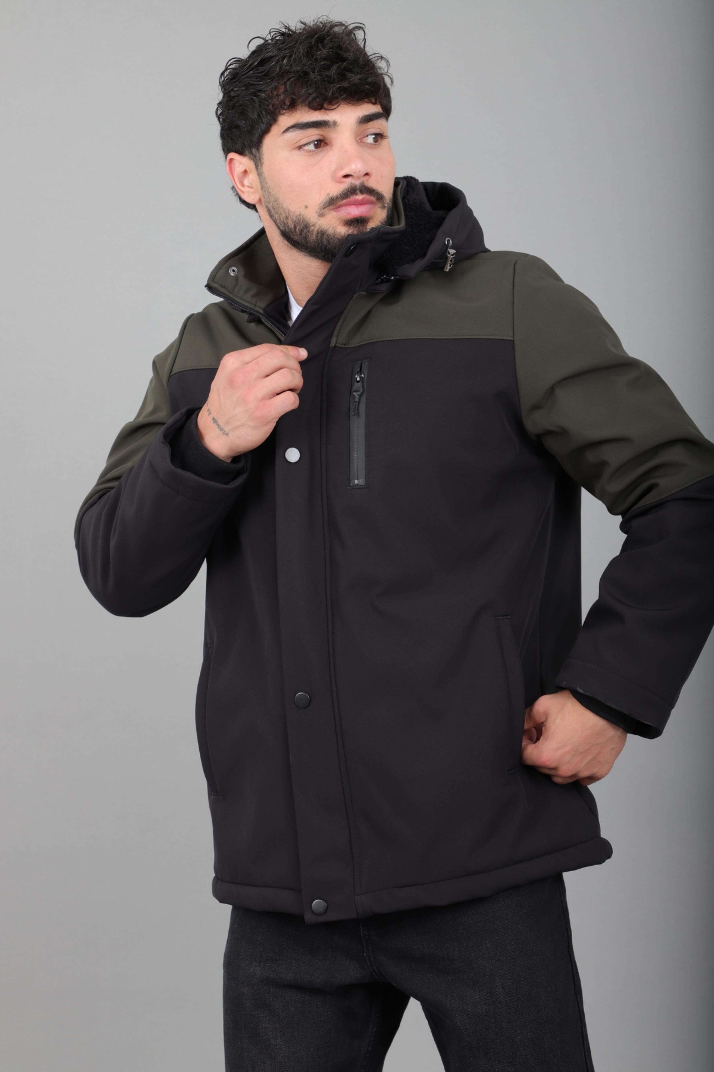 Parçalı Outdoor Softshell Kışlık Mont PLDP 3038_50513