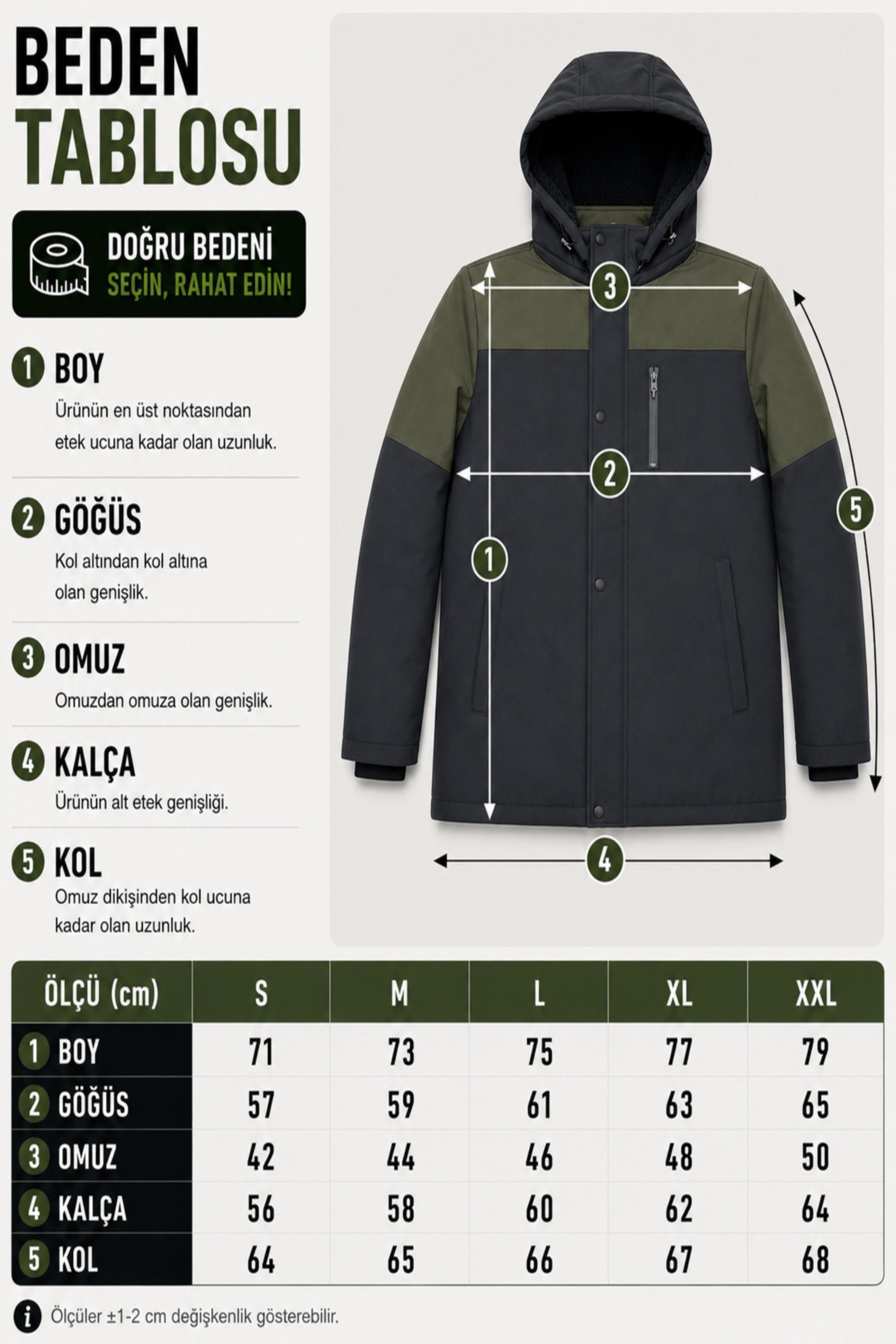 Parçalı Outdoor Softshell Kışlık Mont PLDP 3038_50513