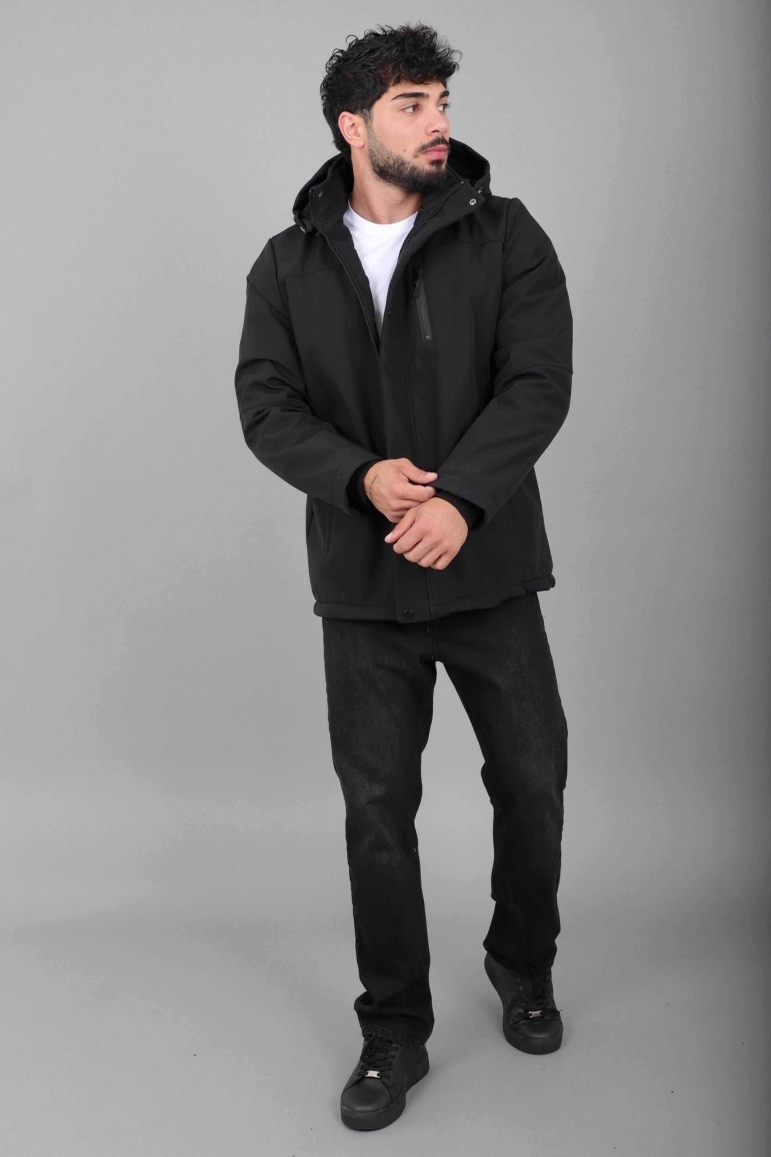 Parçalı Outdoor Softshell Kışlık Mont PLDP 3038_50513