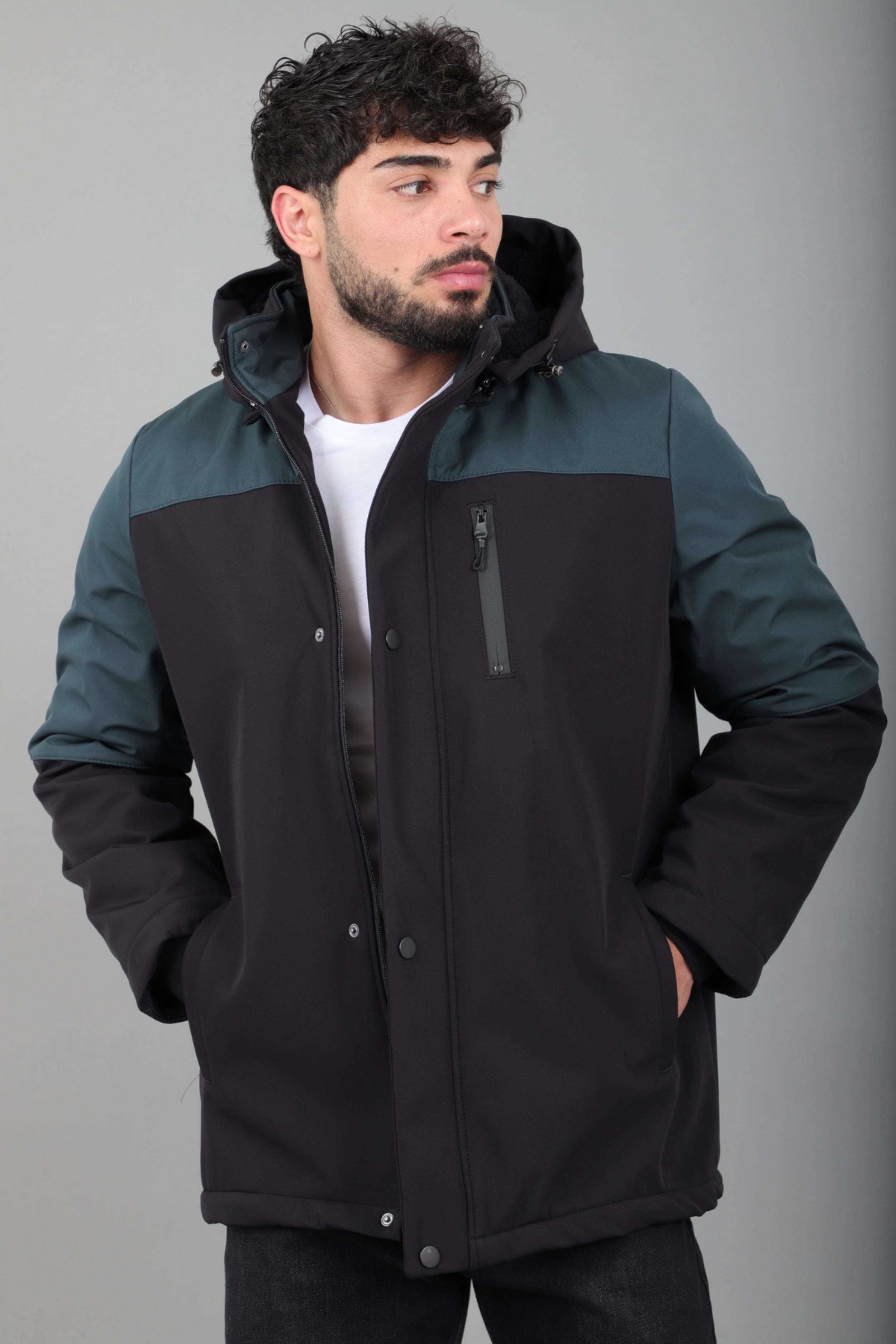 Parçalı Outdoor Softshell Kışlık Mont PLDP 3038_50513