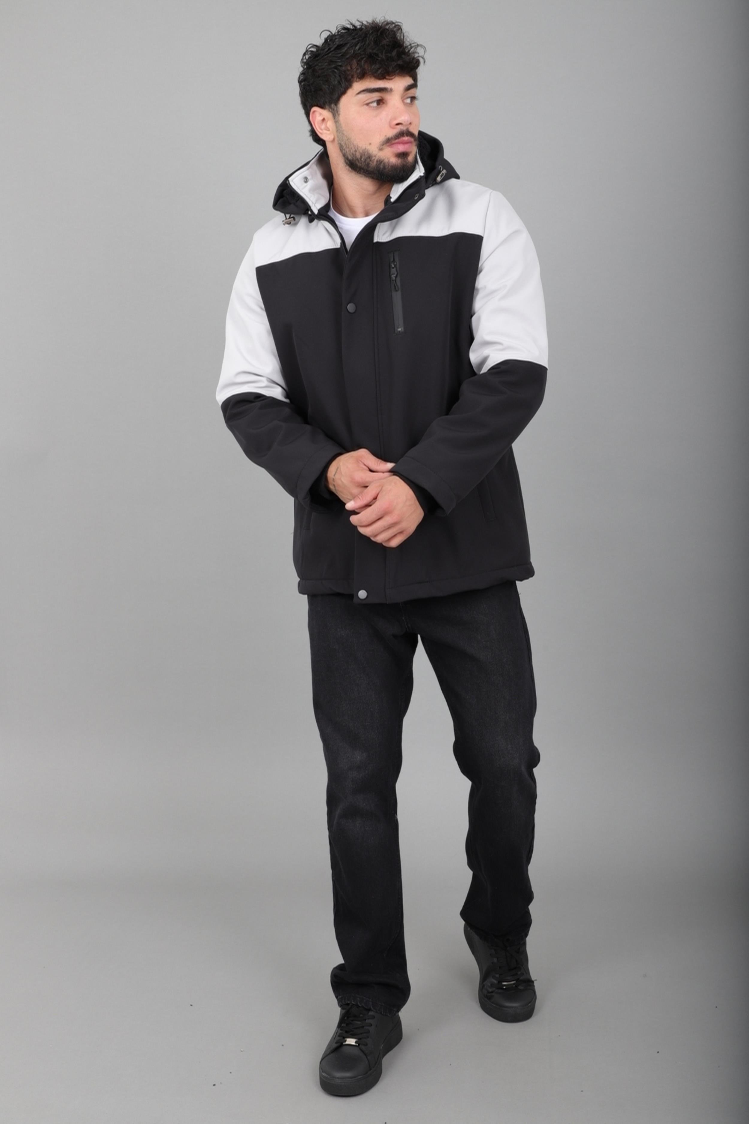Parçalı Outdoor Softshell Kışlık Mont PLDP 3038_50513