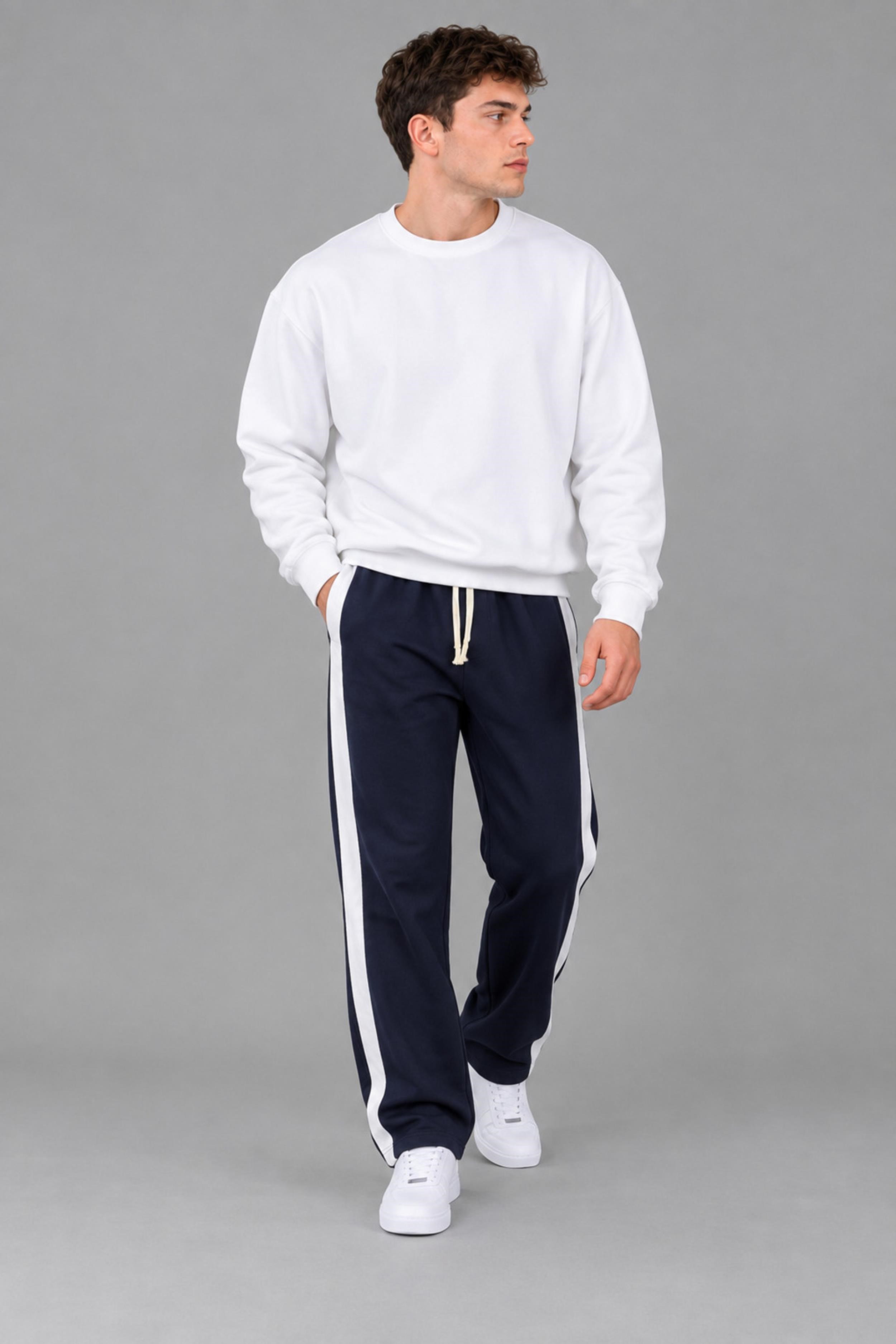 Şeritli Baggy Eşofman Altı DP 5118_70139