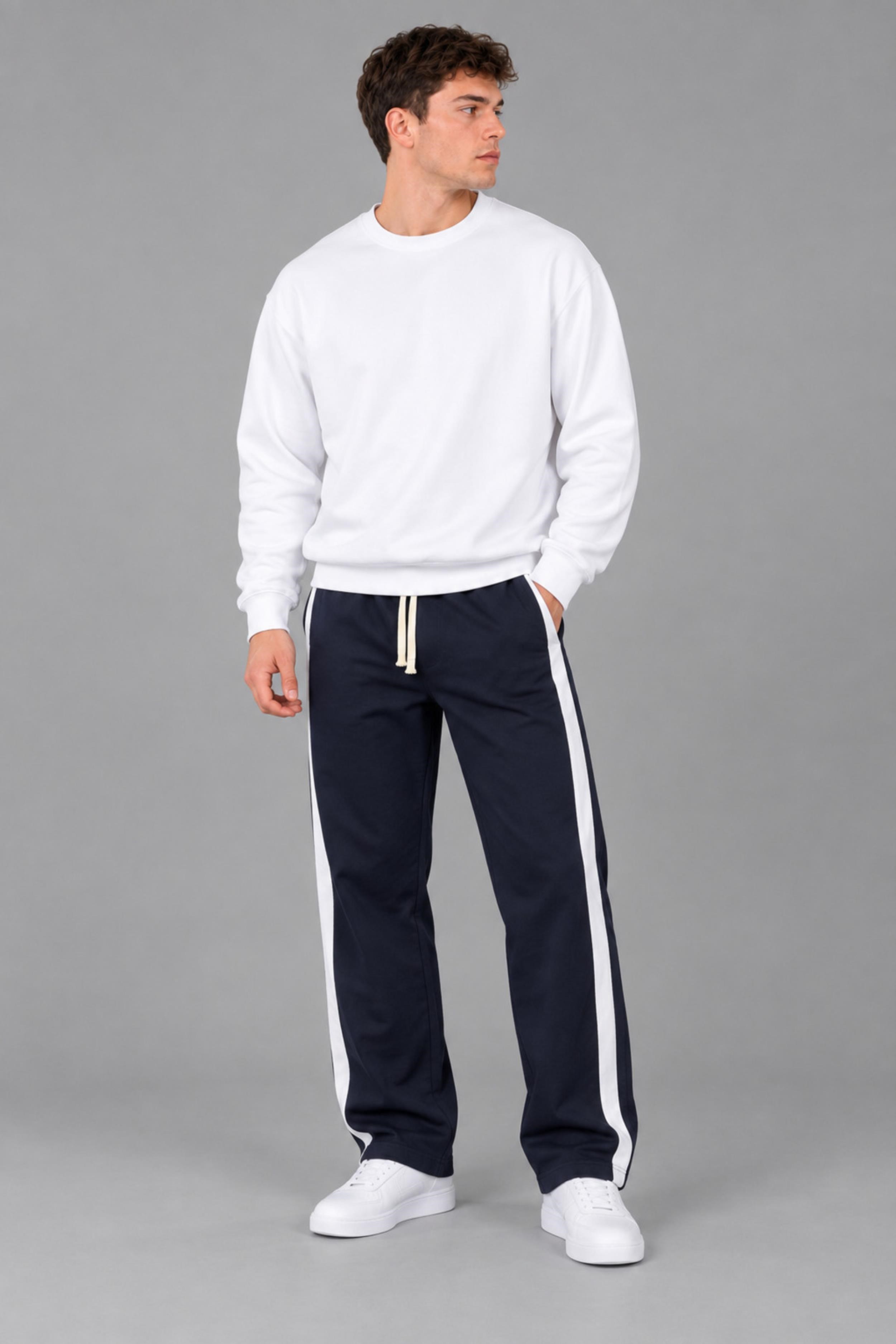 Şeritli Baggy Eşofman Altı DP 5118_70139