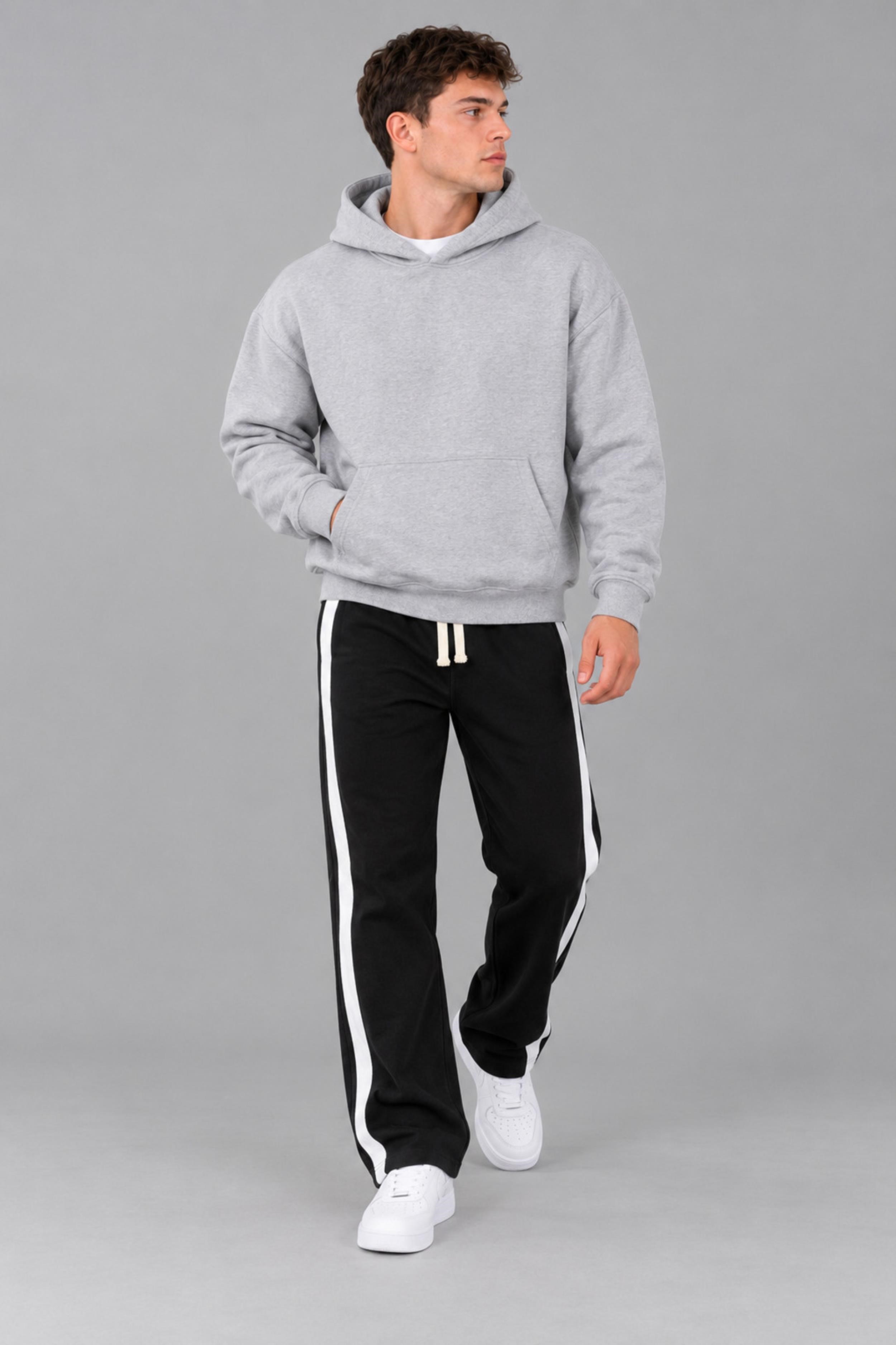 Şeritli Baggy Eşofman Altı DP 5118_70139