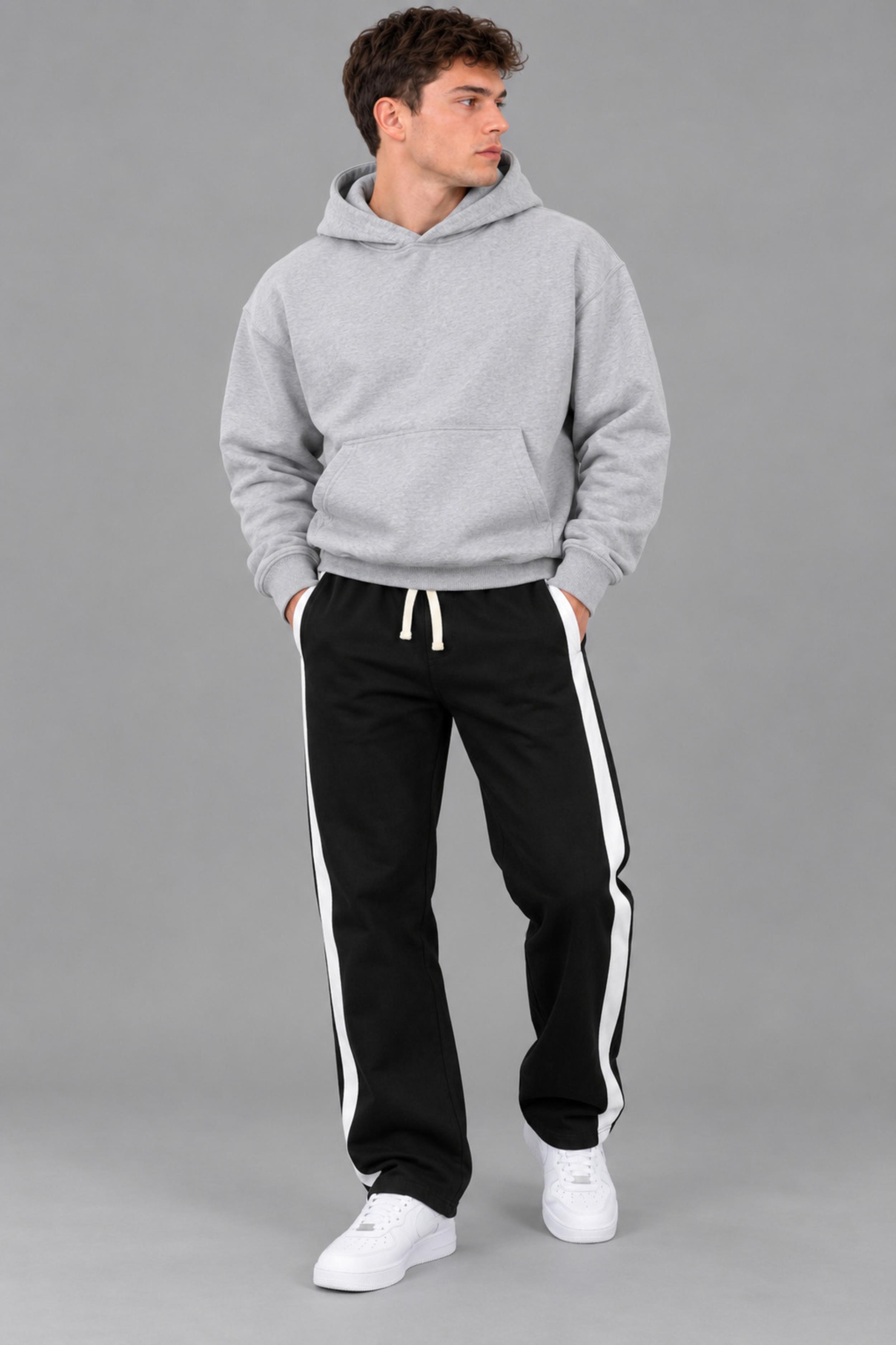 Şeritli Baggy Eşofman Altı DP 5118_70139