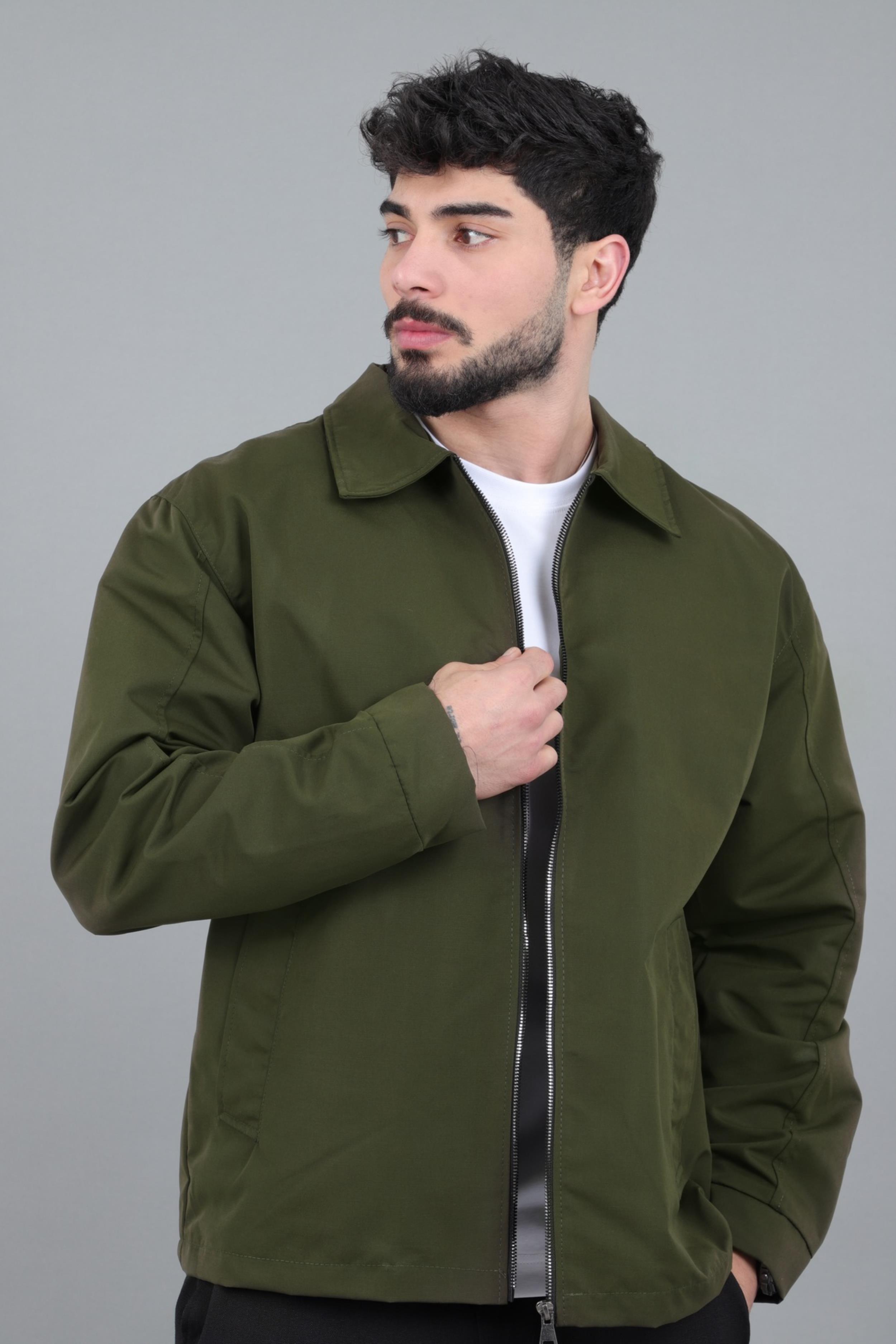 Suya Dayanaklı Yakalı Oversize Mevsimlik Mont PLDP 3002_60393