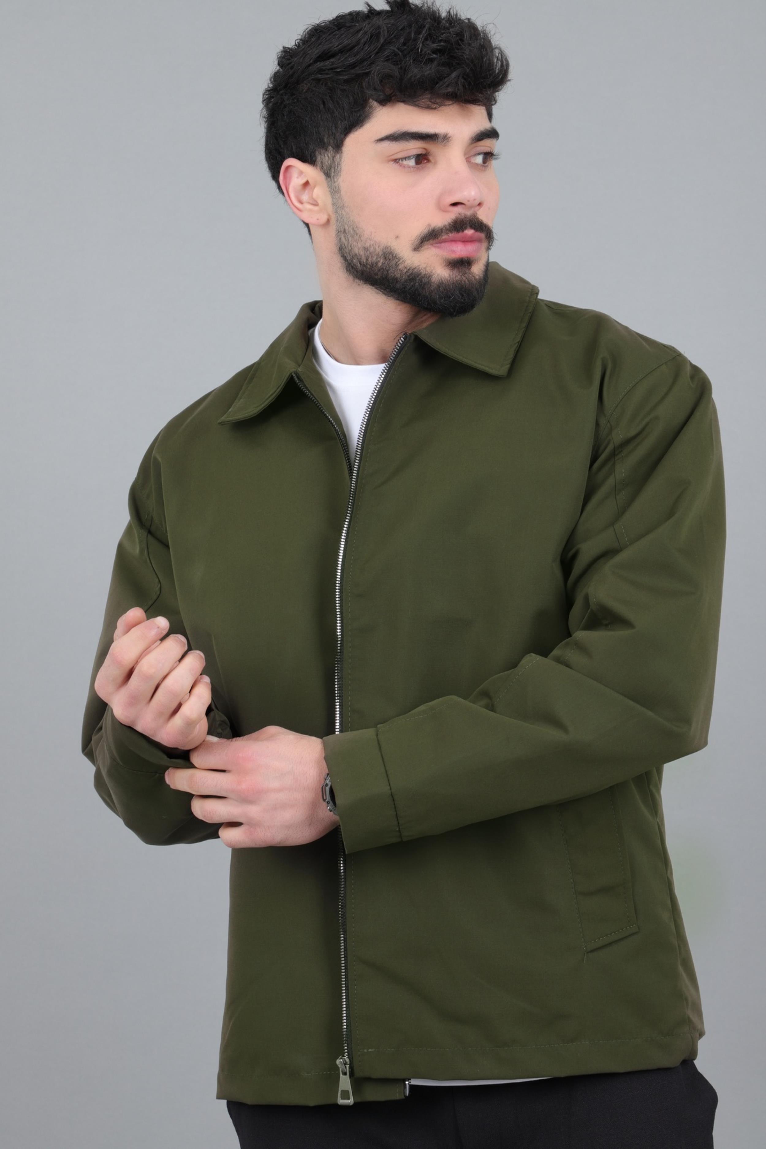 Suya Dayanaklı Yakalı Oversize Mevsimlik Mont PLDP 3002_60393