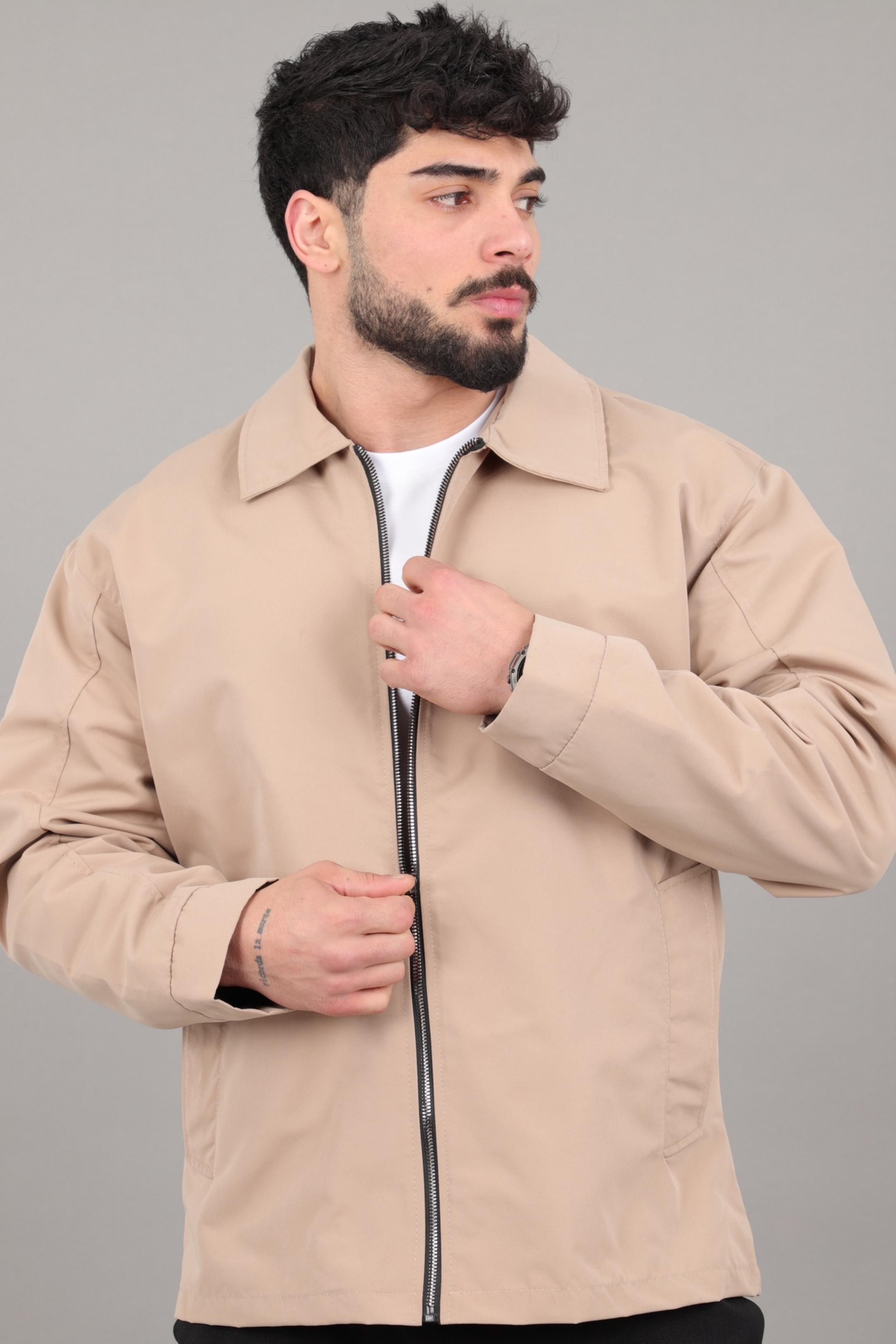 Suya Dayanaklı Yakalı Oversize Mevsimlik Mont PLDP 3002_60393