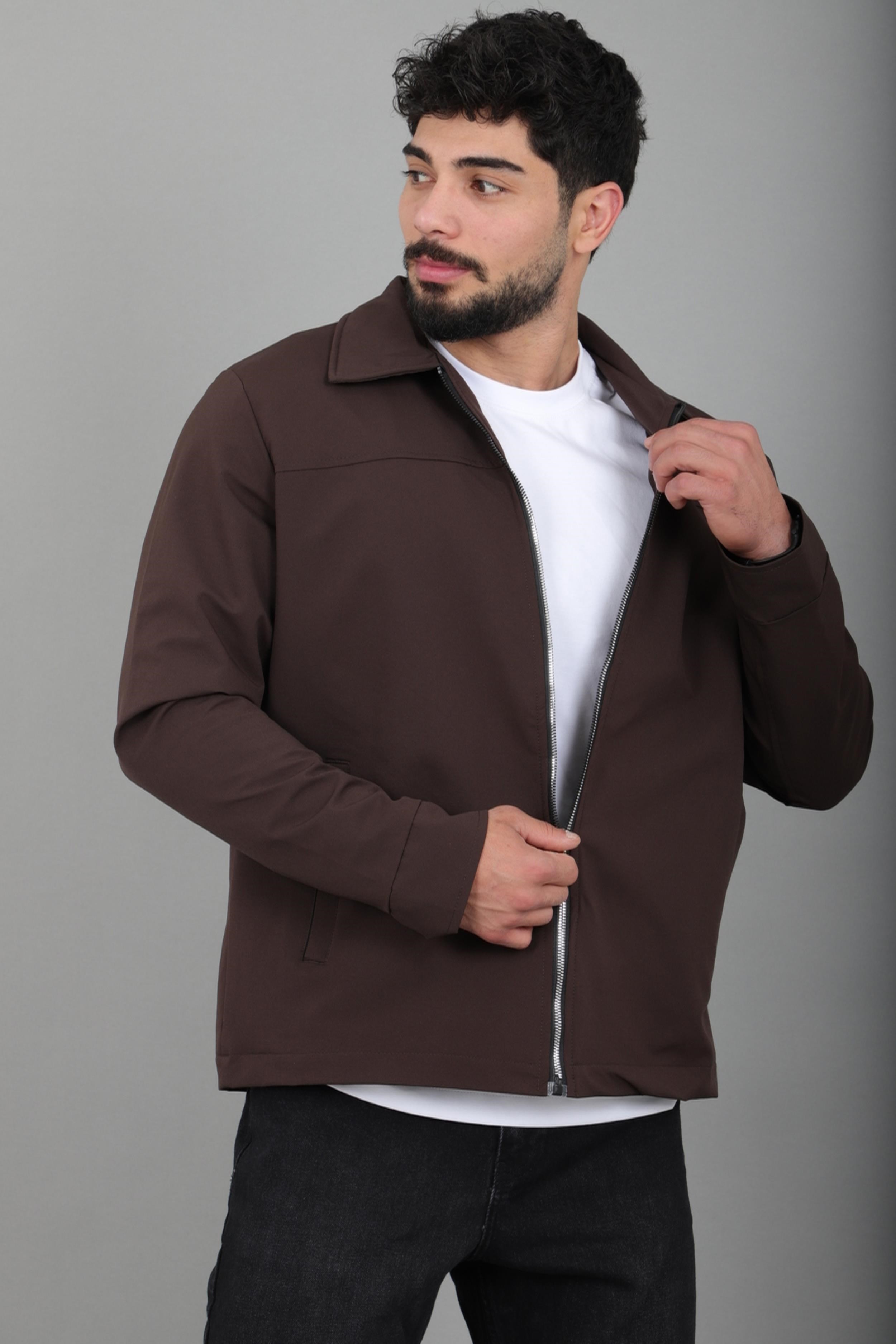 Tyson Kumaş Yakalı Fermuarlı Mevsimlik Mont PLDP 3034_60396