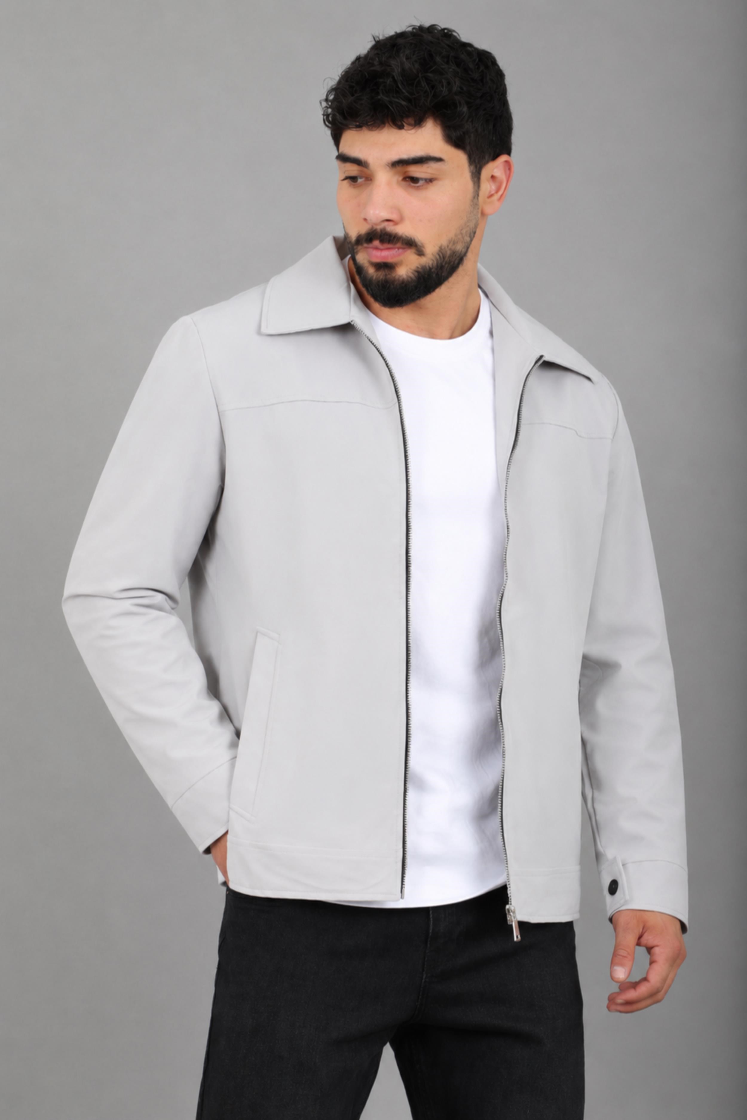 Yakalı Fermuarlı Mevsimlik Mont PLDP 3033_60390