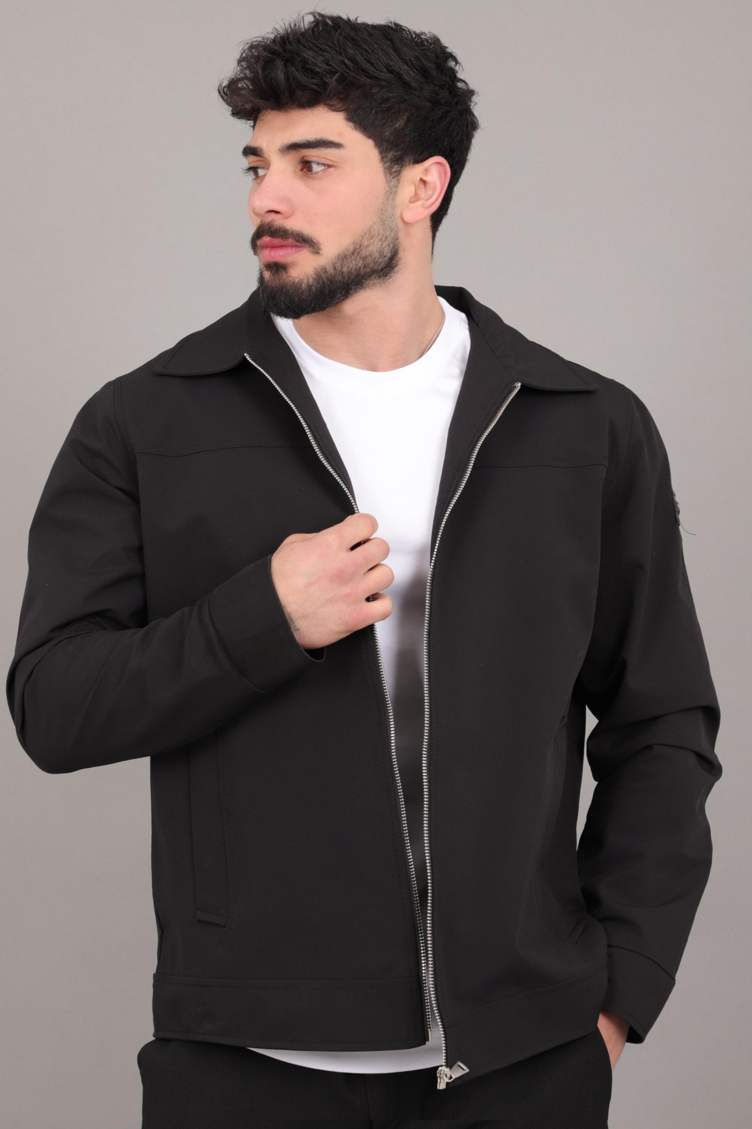 Yakalı Fermuarlı Mevsimlik Mont PLDP 3033_60390