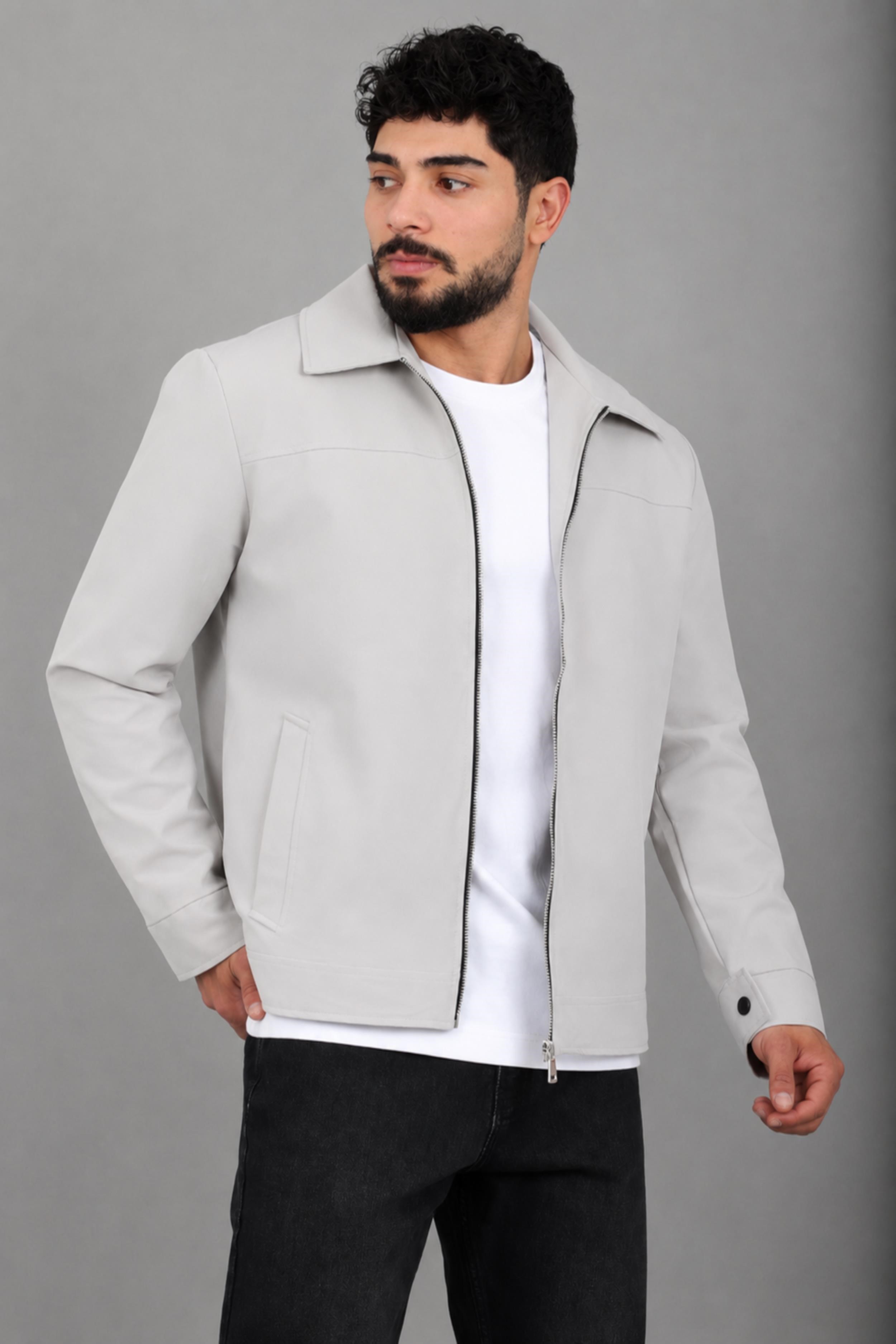 Yakalı Fermuarlı Mevsimlik Mont PLDP 3033_60390