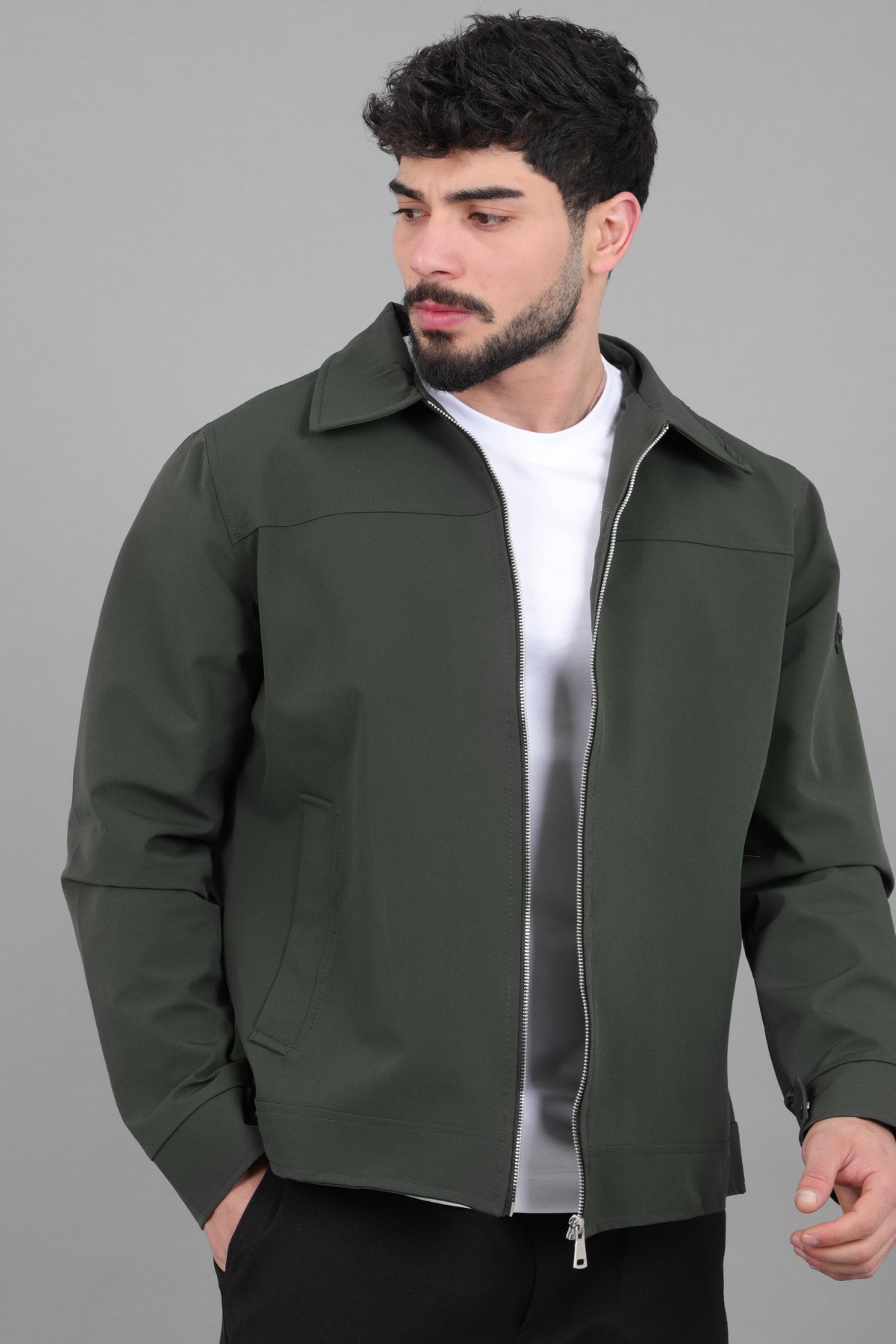 Yakalı Fermuarlı Mevsimlik Mont PLDP 3033_60390