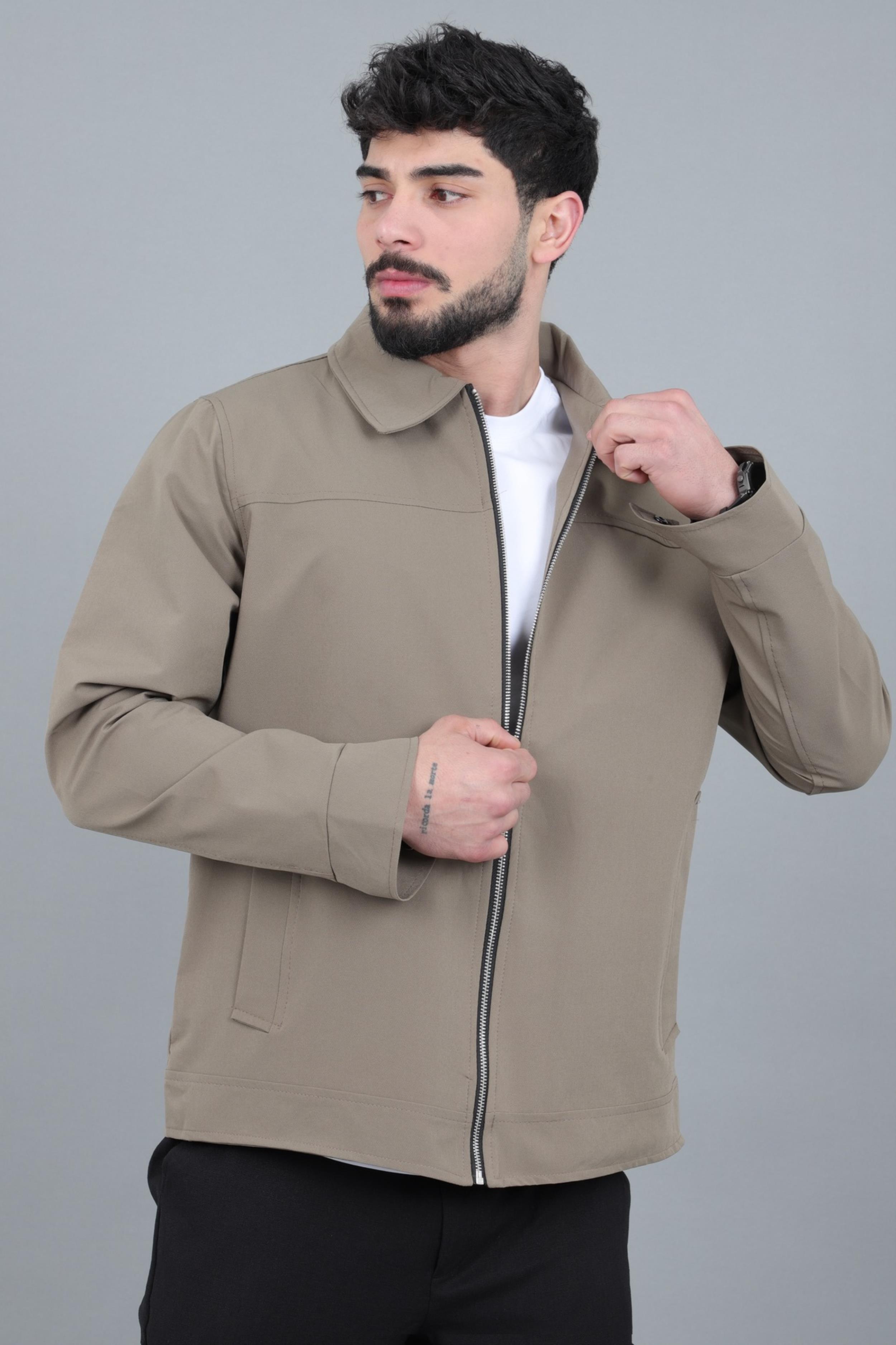 Yakalı Fermuarlı Mevsimlik Mont PLDP 3033_60390