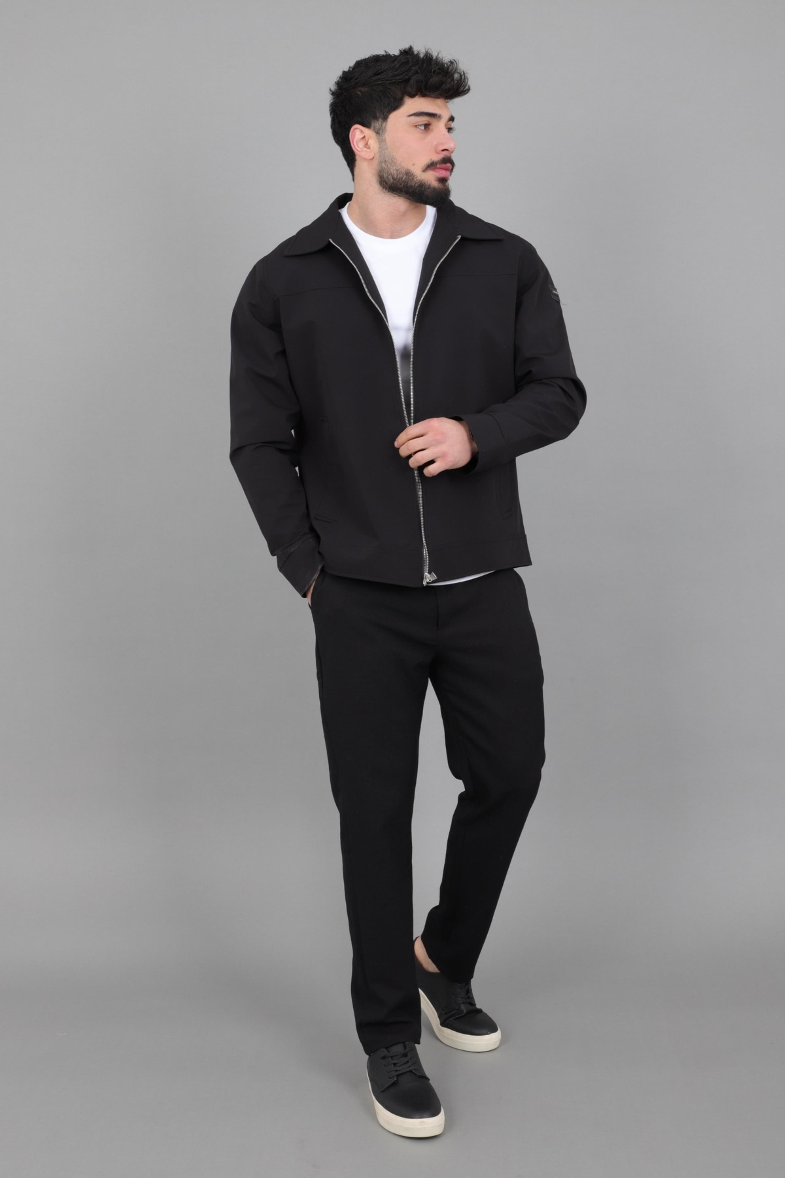 Yakalı Fermuarlı Mevsimlik Mont PLDP 3033_60390
