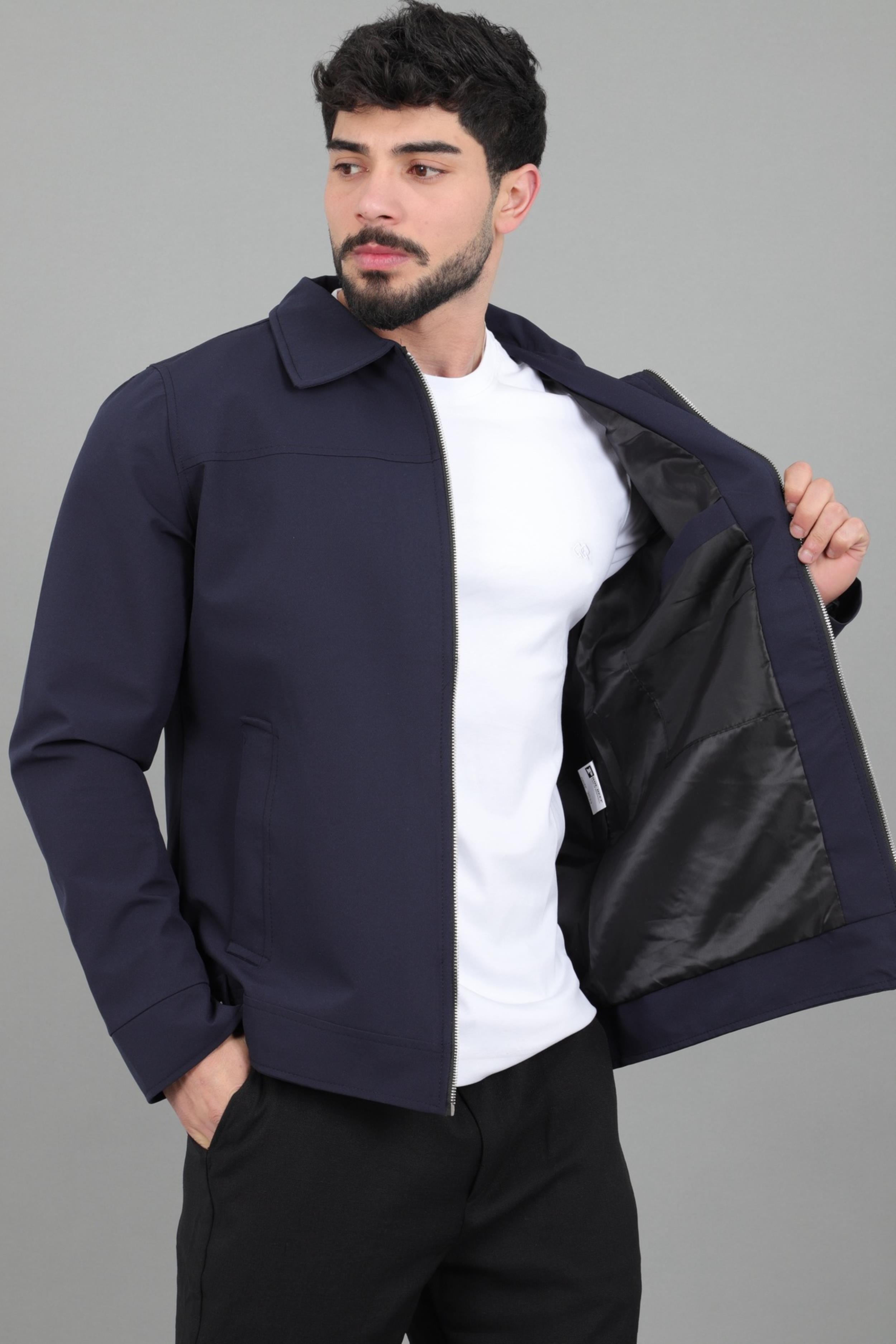 Yakalı Fermuarlı Mevsimlik Mont PLDP 3033_60390