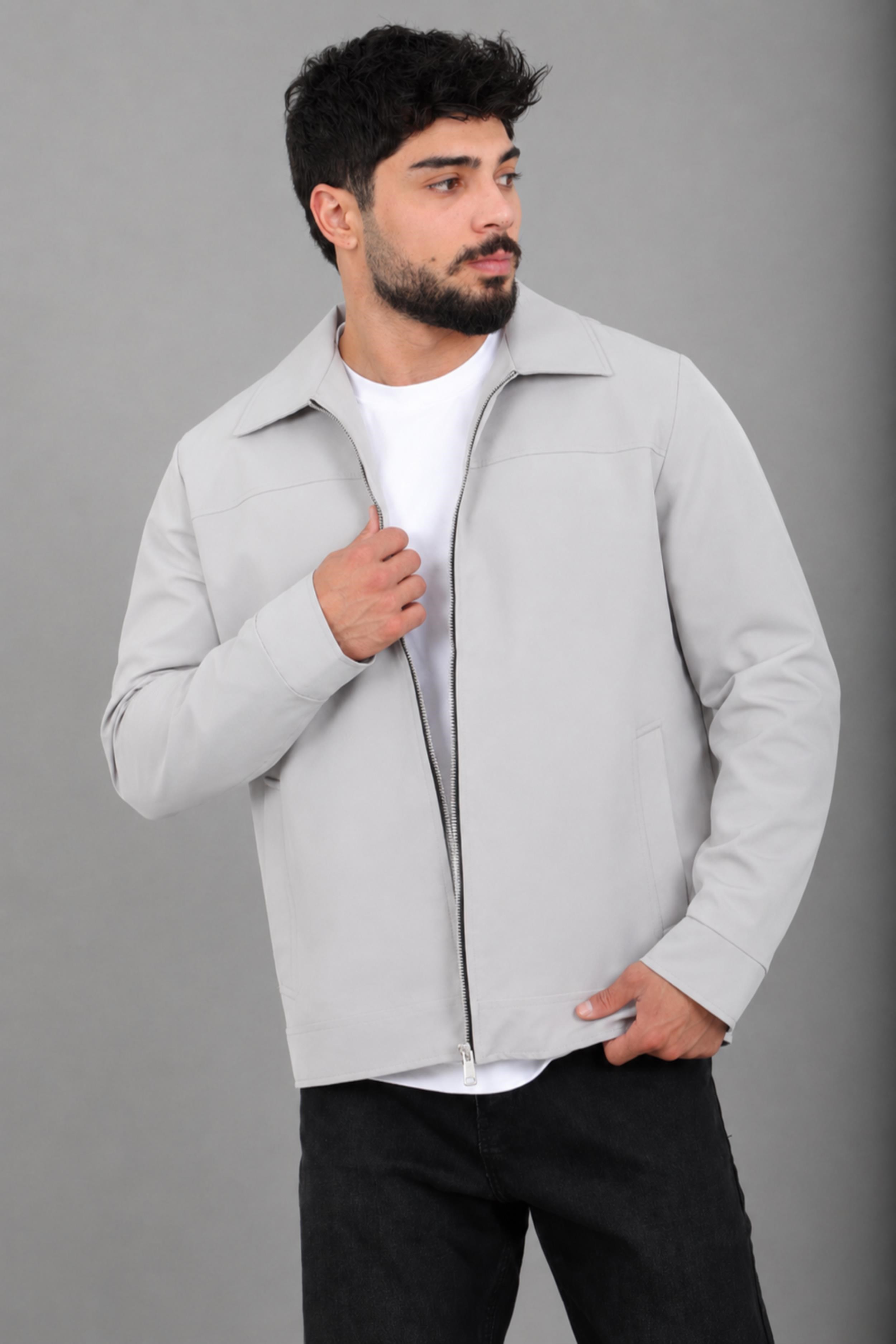 Yakalı Fermuarlı Mevsimlik Mont PLDP 3033_60390