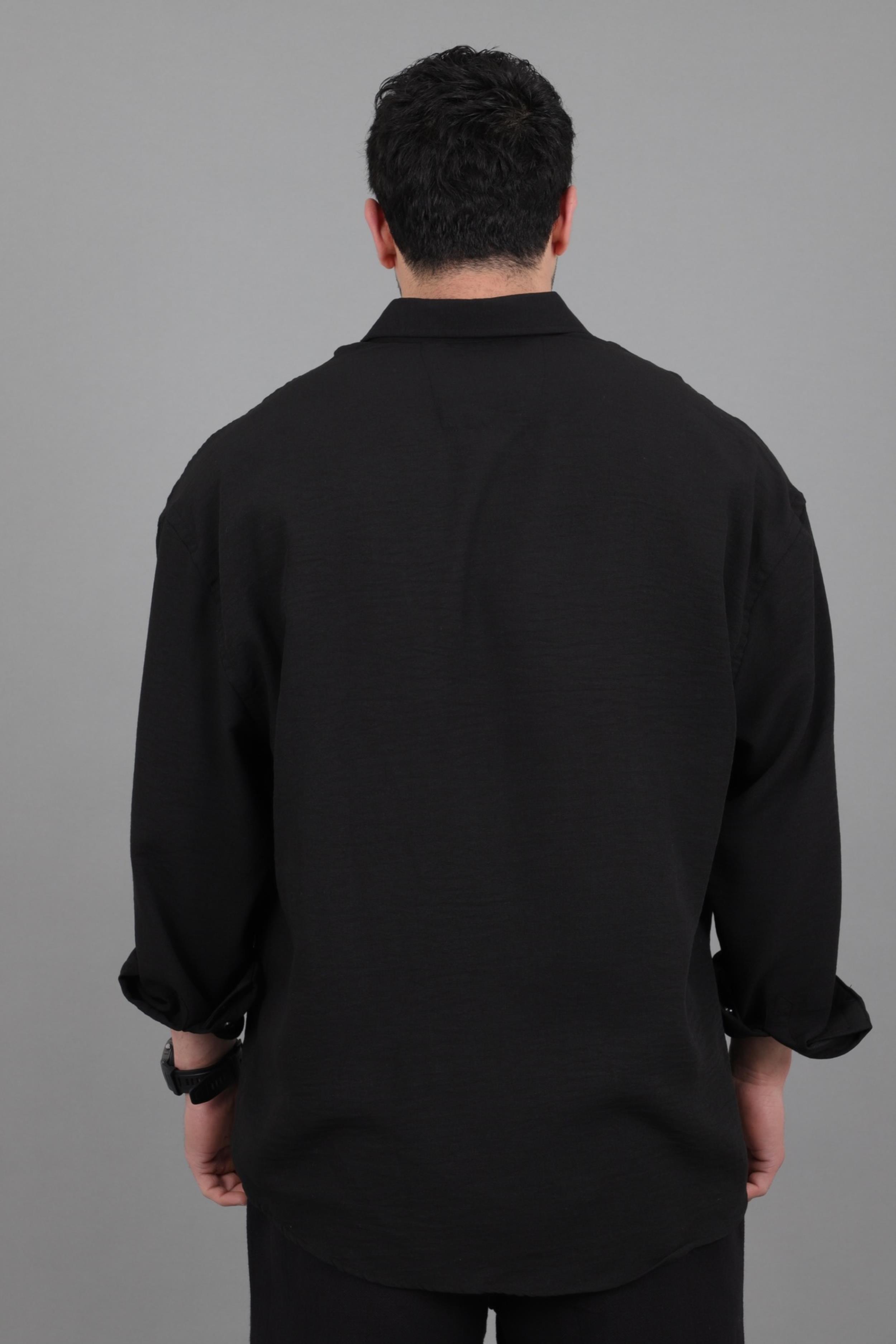 Yazlık Uzun Kol Keten Gömlek SPR 16223_40428