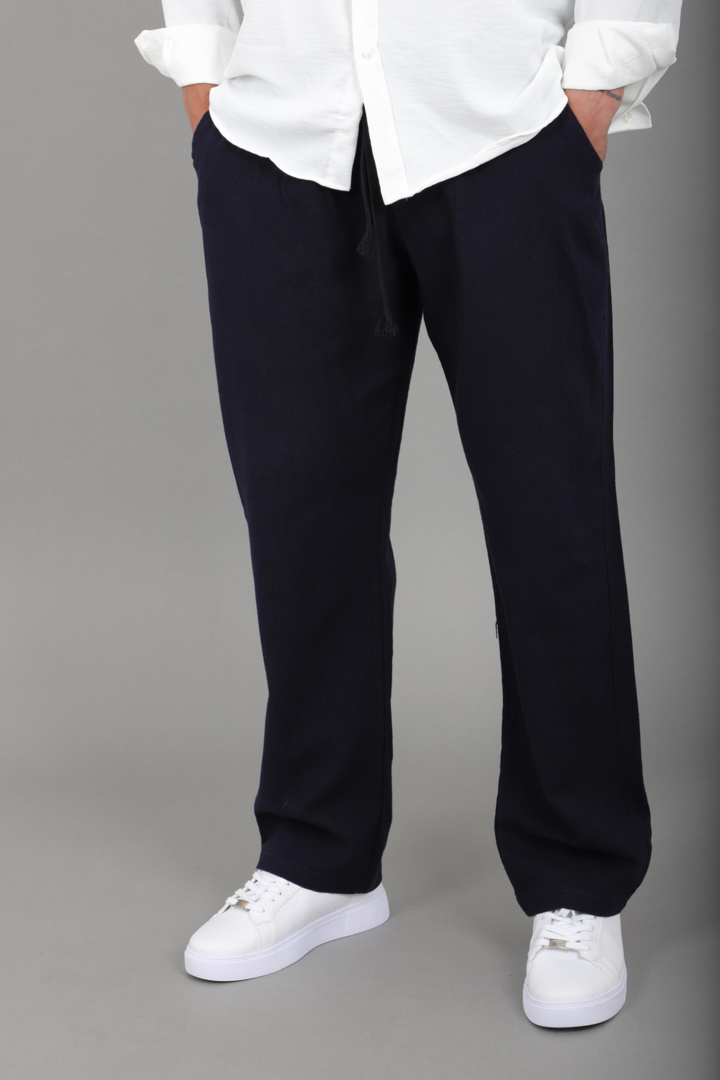 Yıkamalı Keten Baggy Pantolon SPR 2313_0445