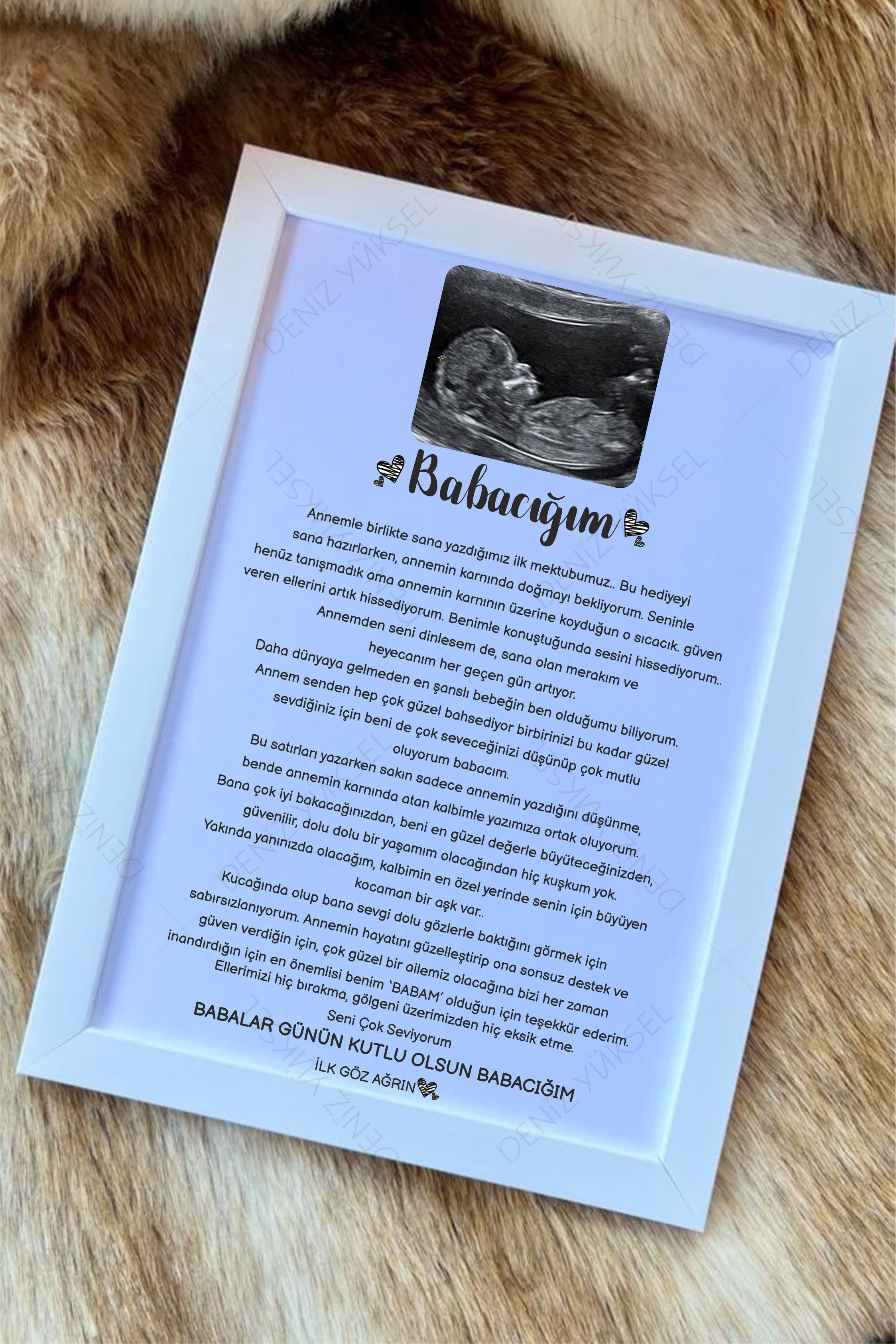Canım Babacığım Anı Çerçevesi 