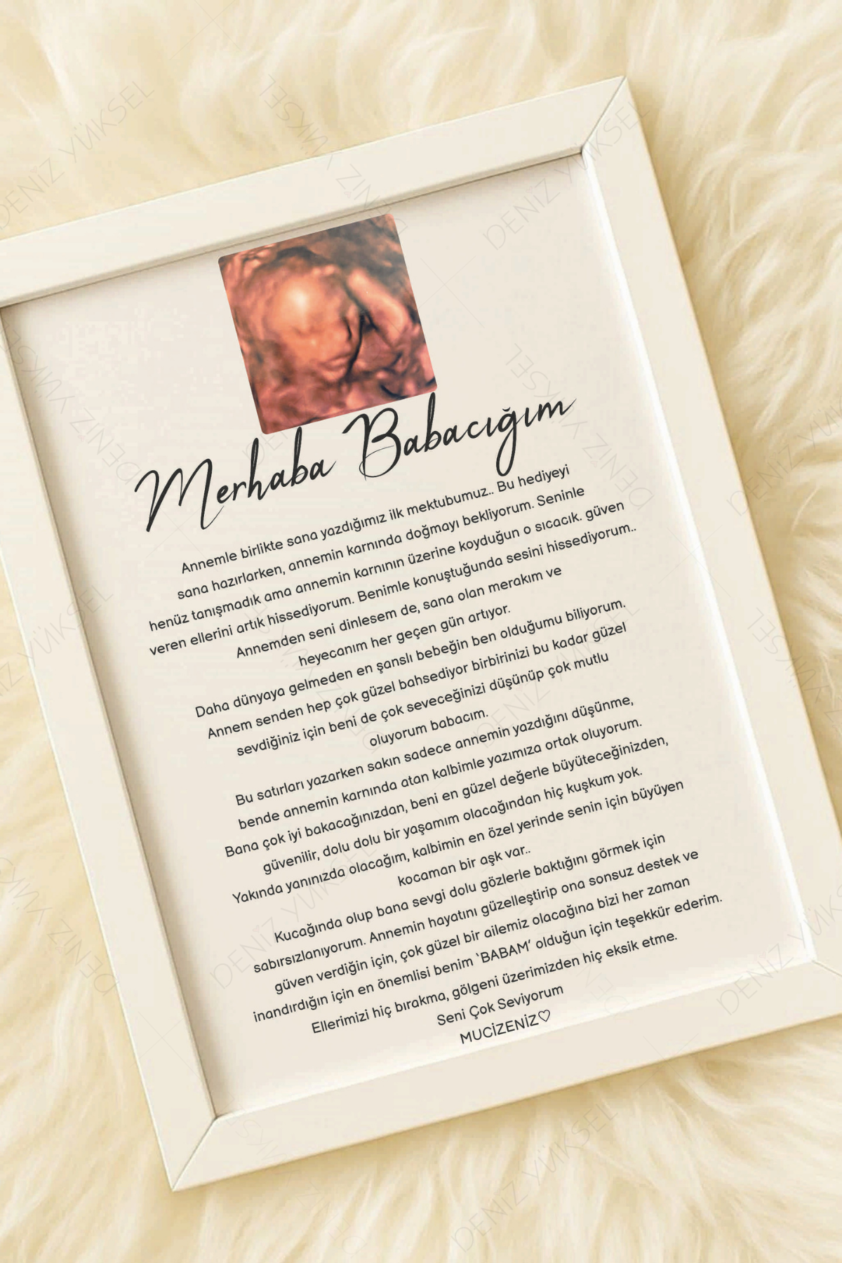 Merhaba Babacığım Anı Çerçevesi