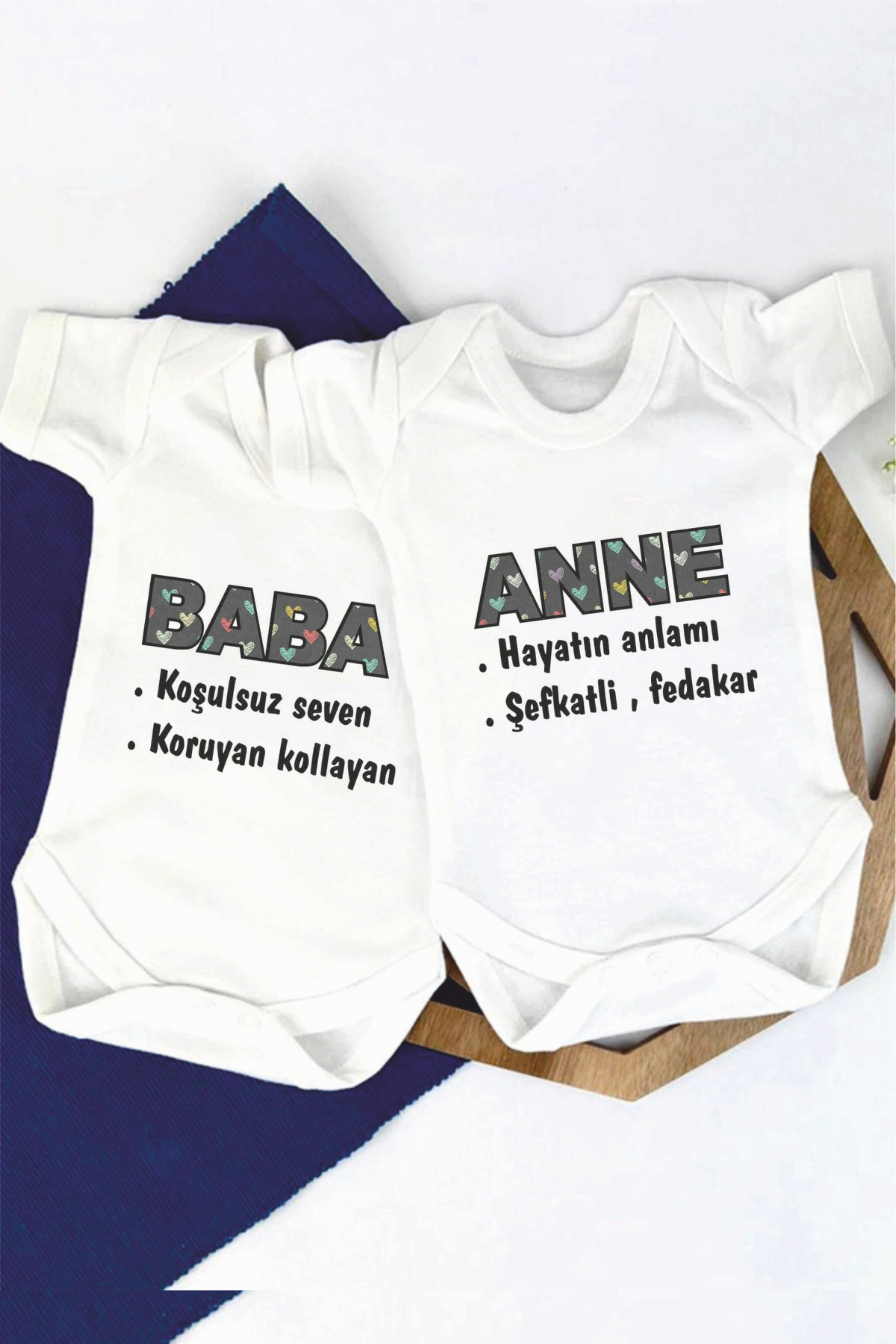 Anne Baba İkili Kombin Body