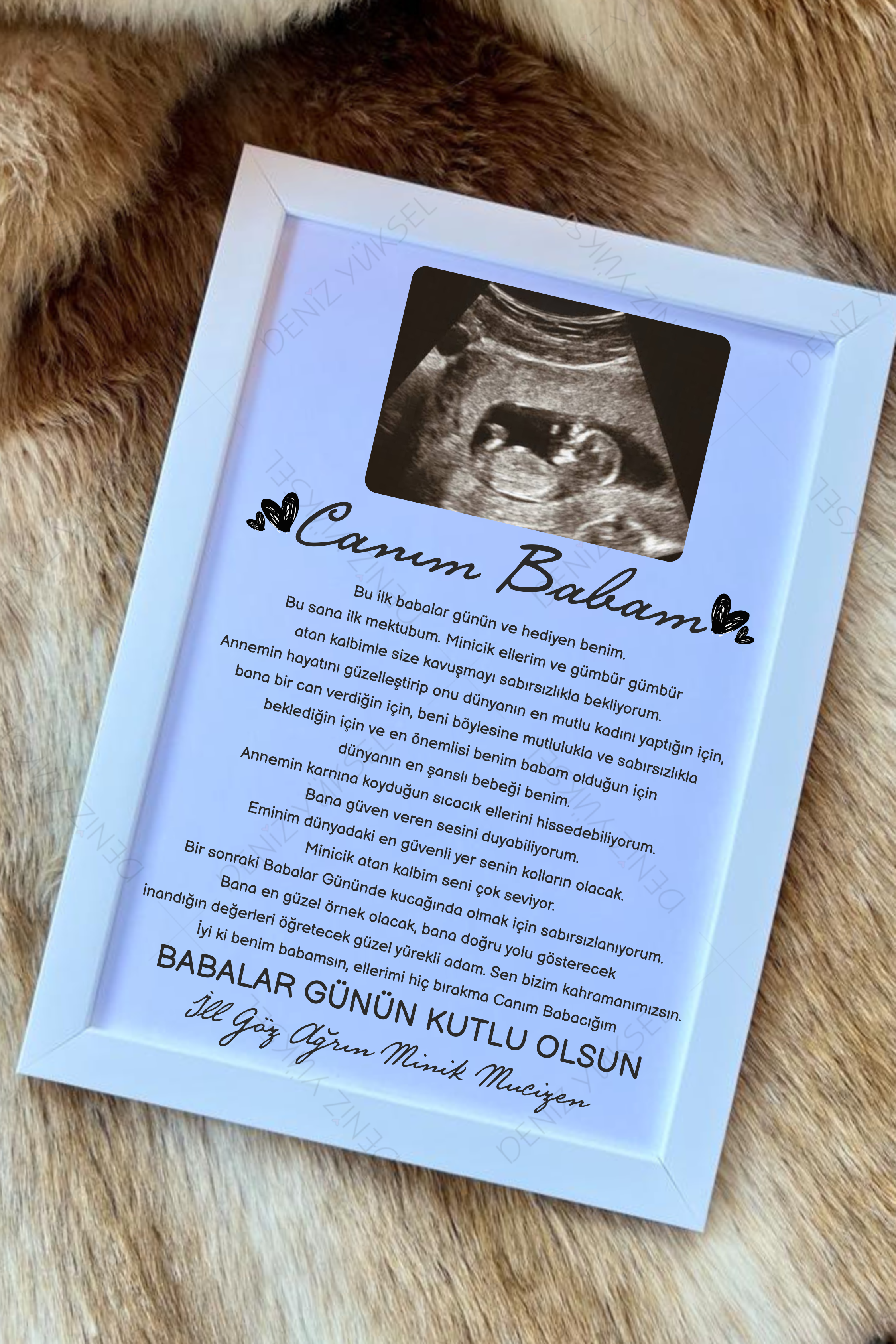 Canım Babam Anı Çerçevesi