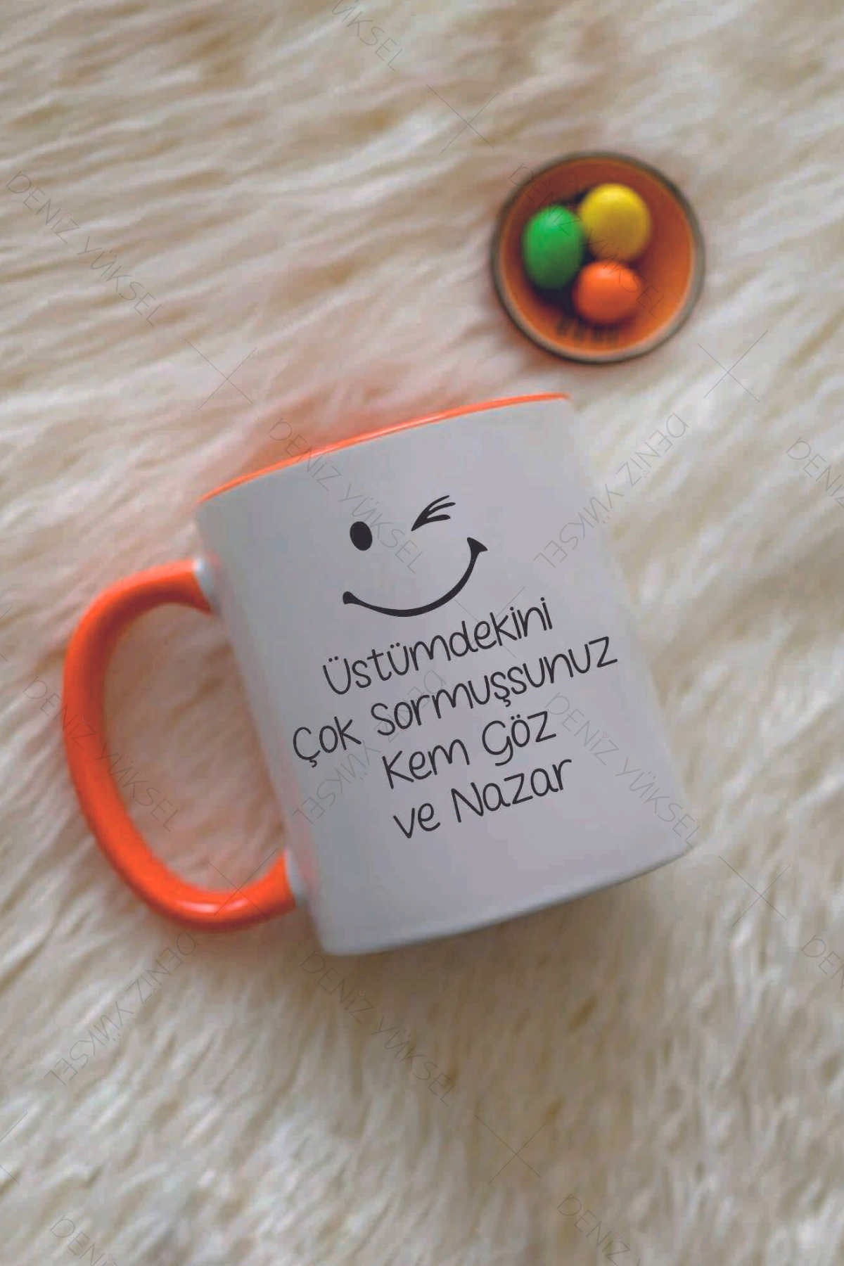 Üstümdekini Çok Sormuşsunuz Kem Göz ve Nazar Kupa Bardak