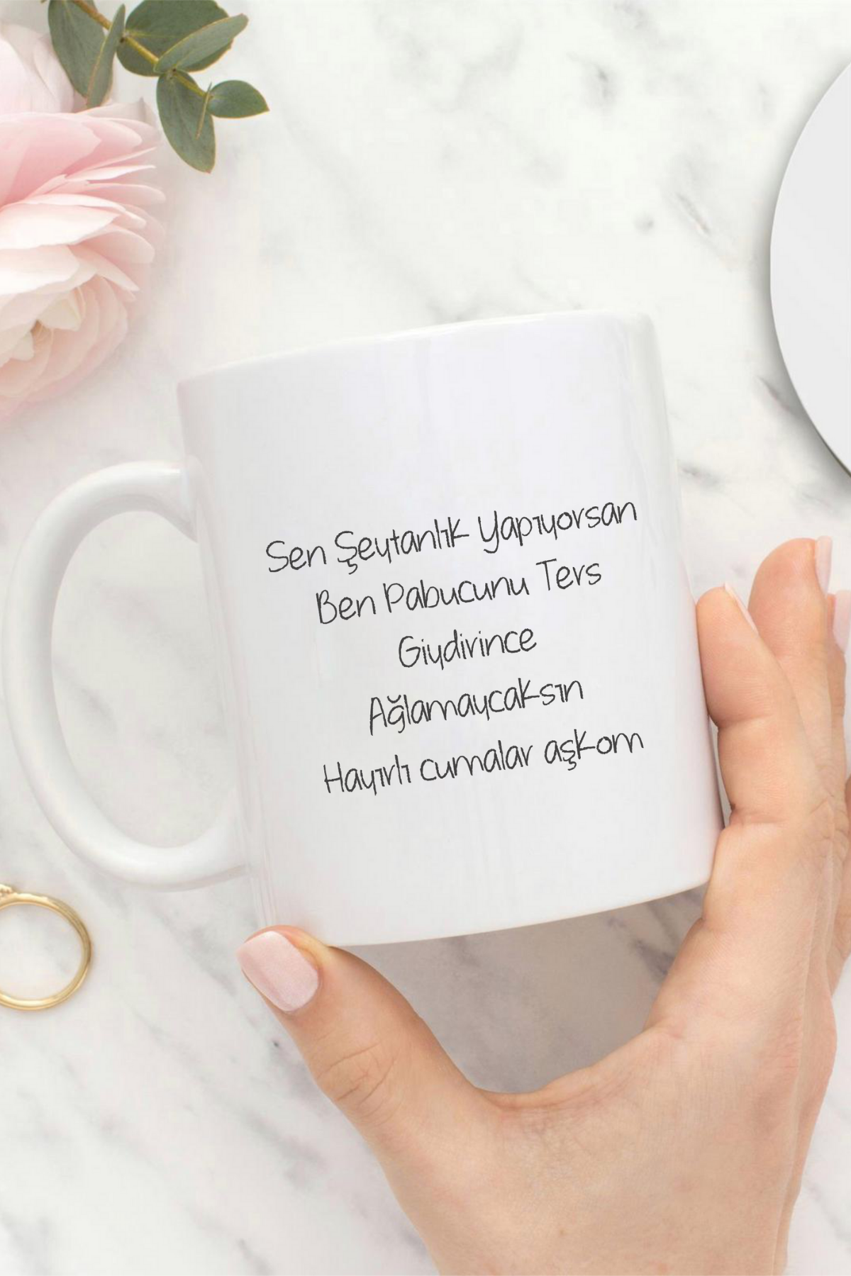 Hayırlı Cumalar Aşkoom Kupa Bardak