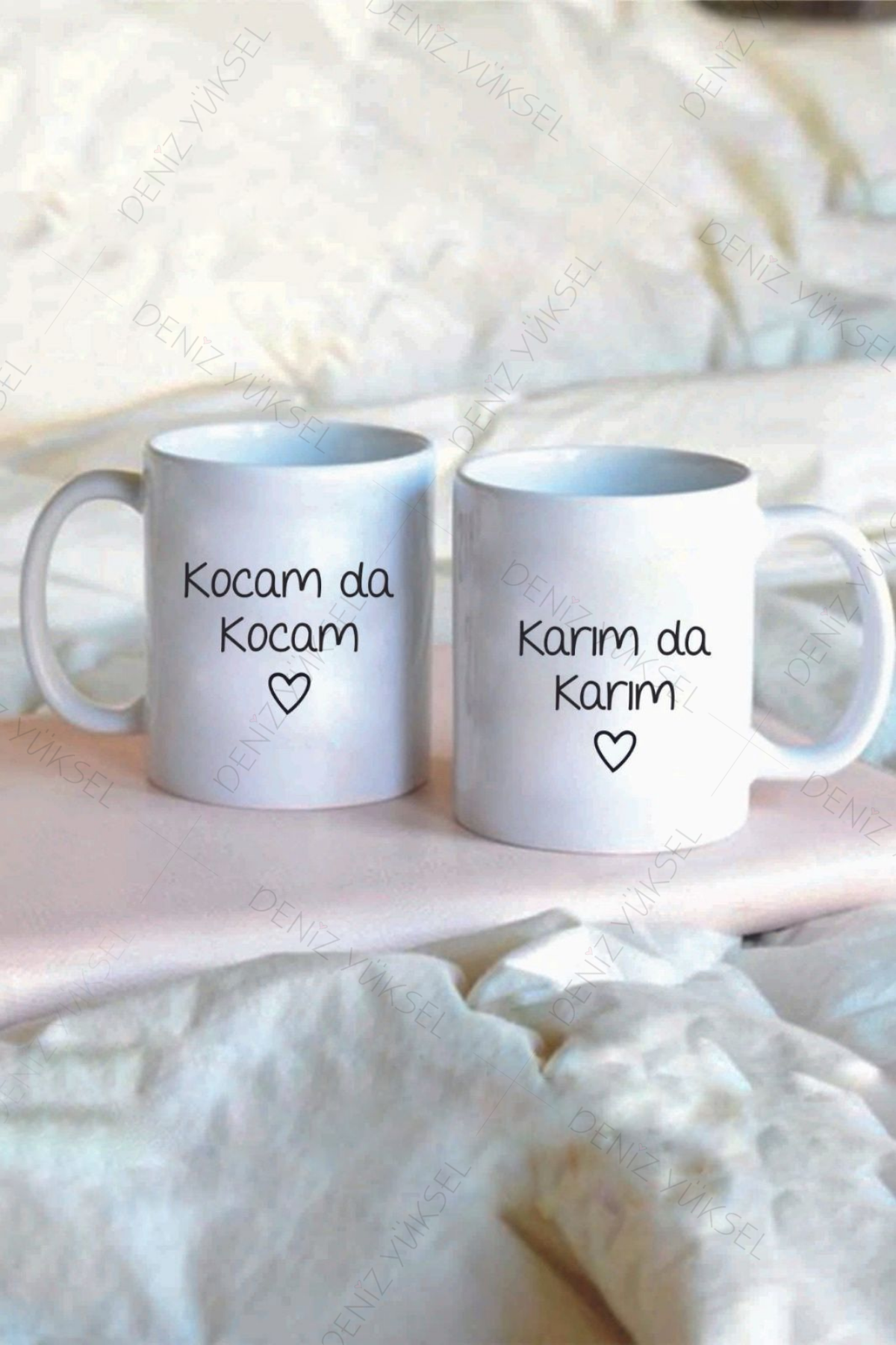 Kocam da Kocam Karım da Karım İkili Kupa Bardak