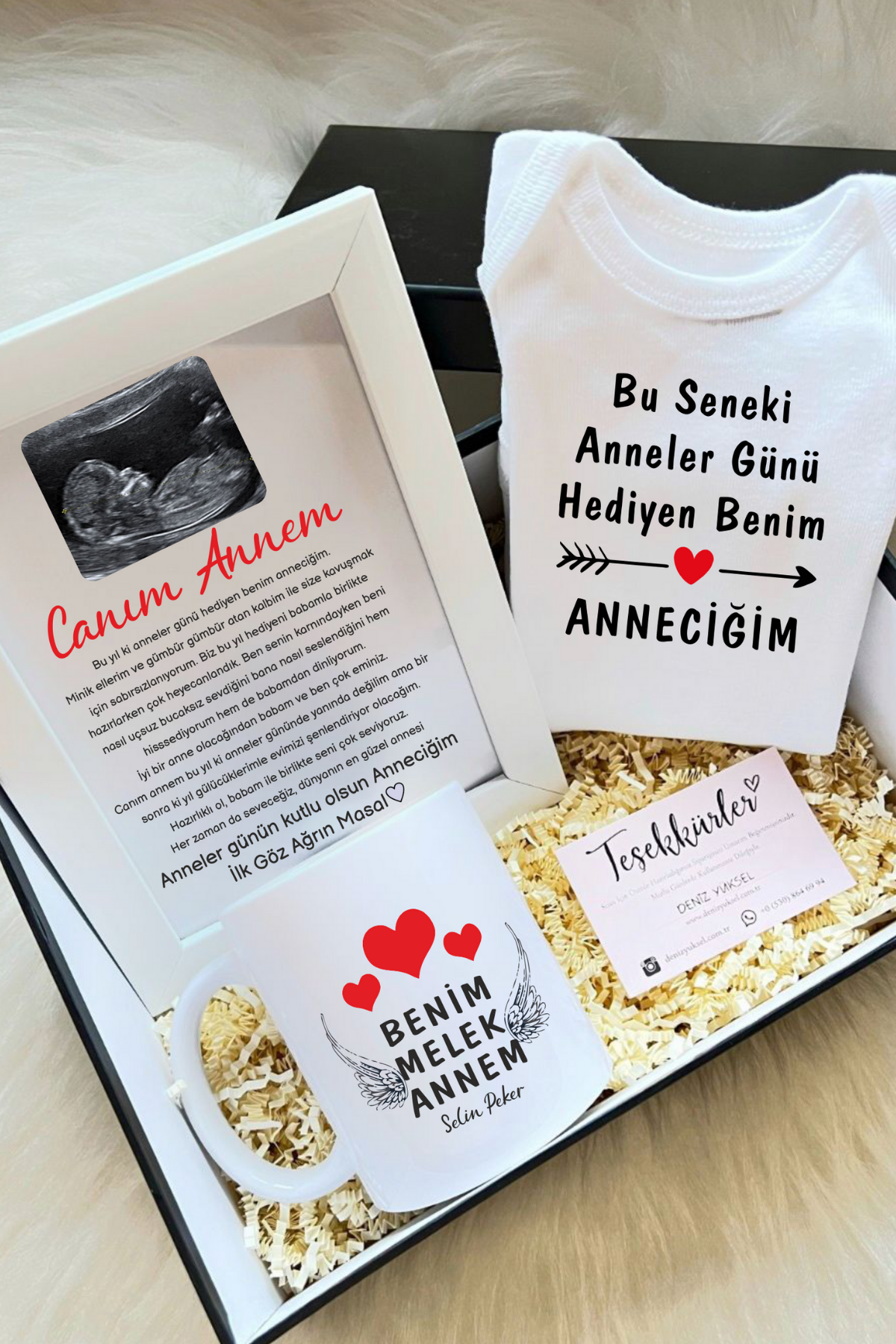 Melek Annem Anneler Günün Kutlu Olsun Hediye Kutusu