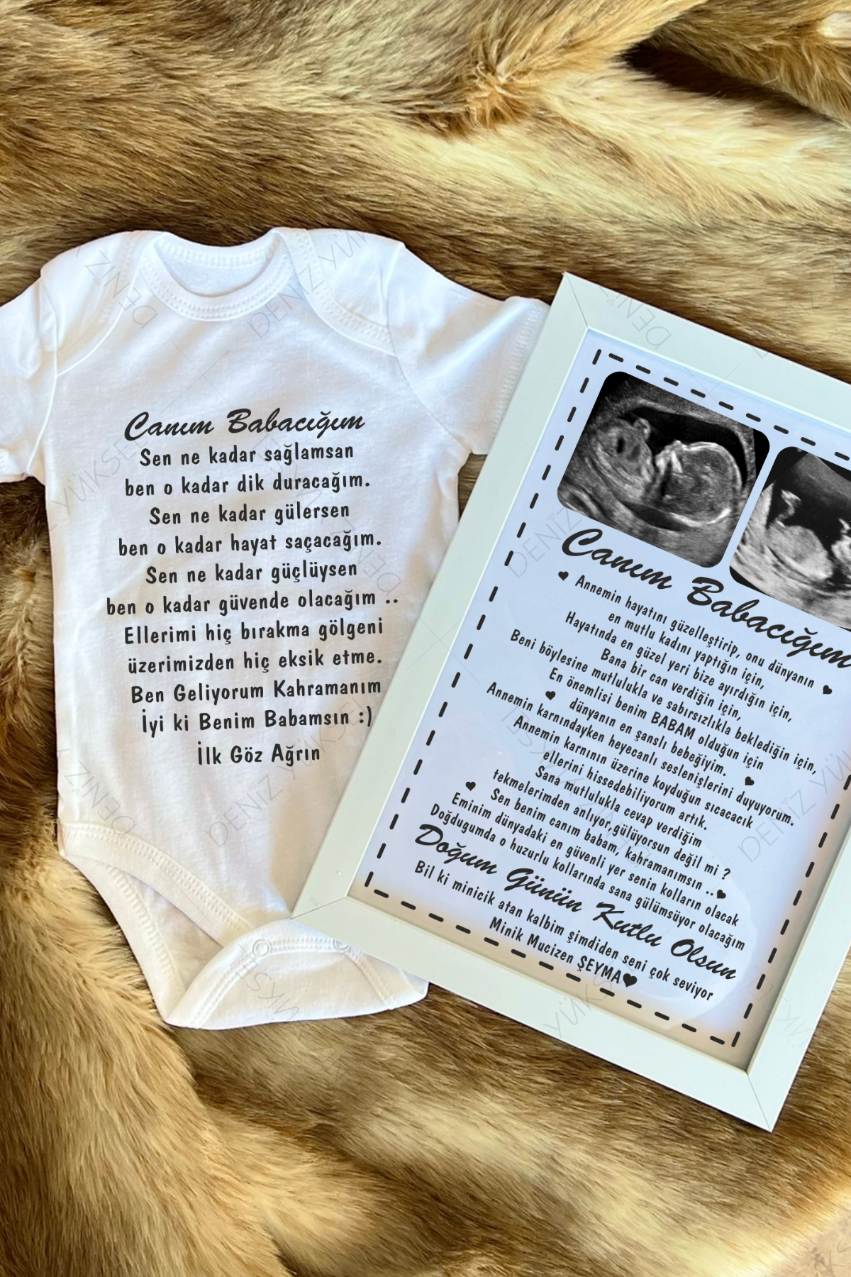 Canım Babacığım Anı Çerçevesi ve Body