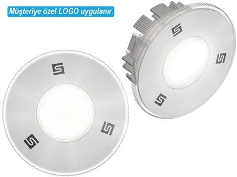 12V 24V 10 LEDLİ WHITE KLIPSLI AYD.