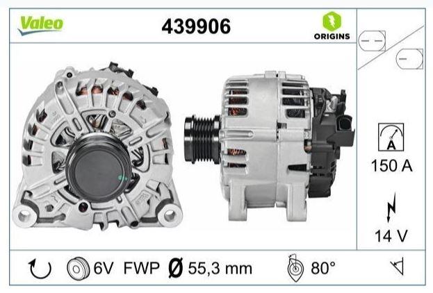ALTERNATÖR FORD B-MAX,FİESTA VI, FOCUS III, S60