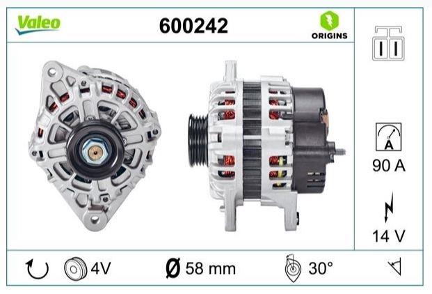 ALTERNATÖR HYUNDAI ACCENT 1.5/1.6 00-02, COUPE ELA