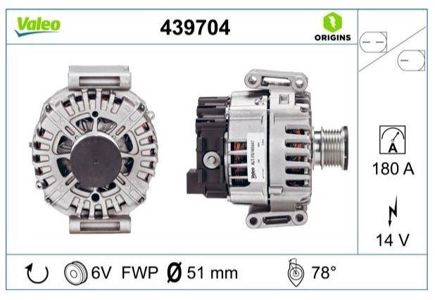 ALTERNATÖR MERCEDES E OM651 MOT.