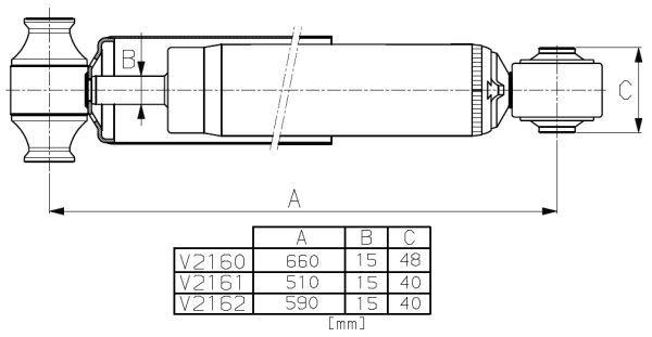 AMORTİSÖR FORD TRANSIT ARKA
