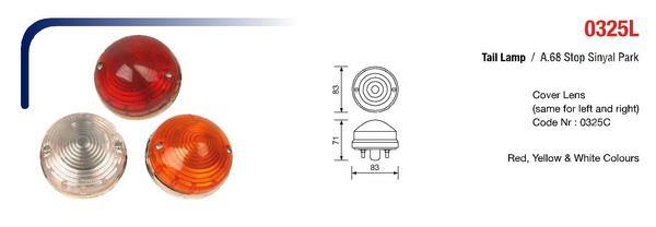 ANADOL 68 STOP SİNYAL LAMBASI