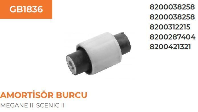 ARKA AMORTİSÖR BURCU MEGANE II-SCENIC II