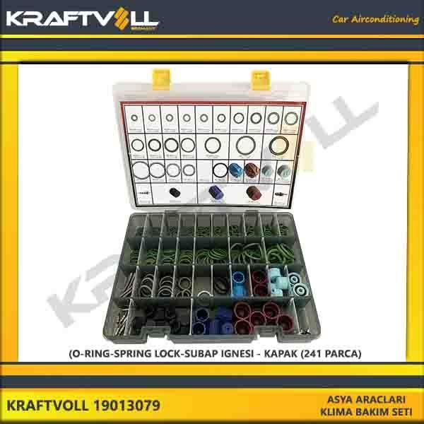 ASYA ARAÇLARI KLIMA BAKIM SETI - (O-RING-SPRING LOCK-SUBAP IGNESI - KAPAK (241 PARCA)