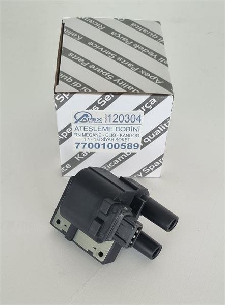 ATEŞLEME BOBİNİ RENAULT CLIO MEGANE KANGOO 1.4 1.6 SİYAH SOKET