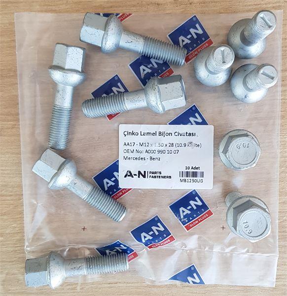 BİJON CİVATASI MERCEDES UZUN AA17 - M12×1.50×2 777100