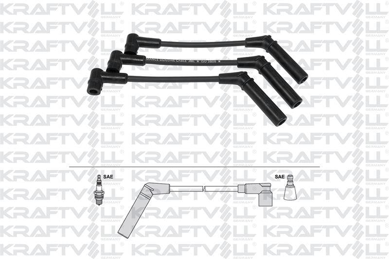 BUJI KABLOSU SPARK MATIZ 98> DELCO 3LU SET (SILIKON KABLO)